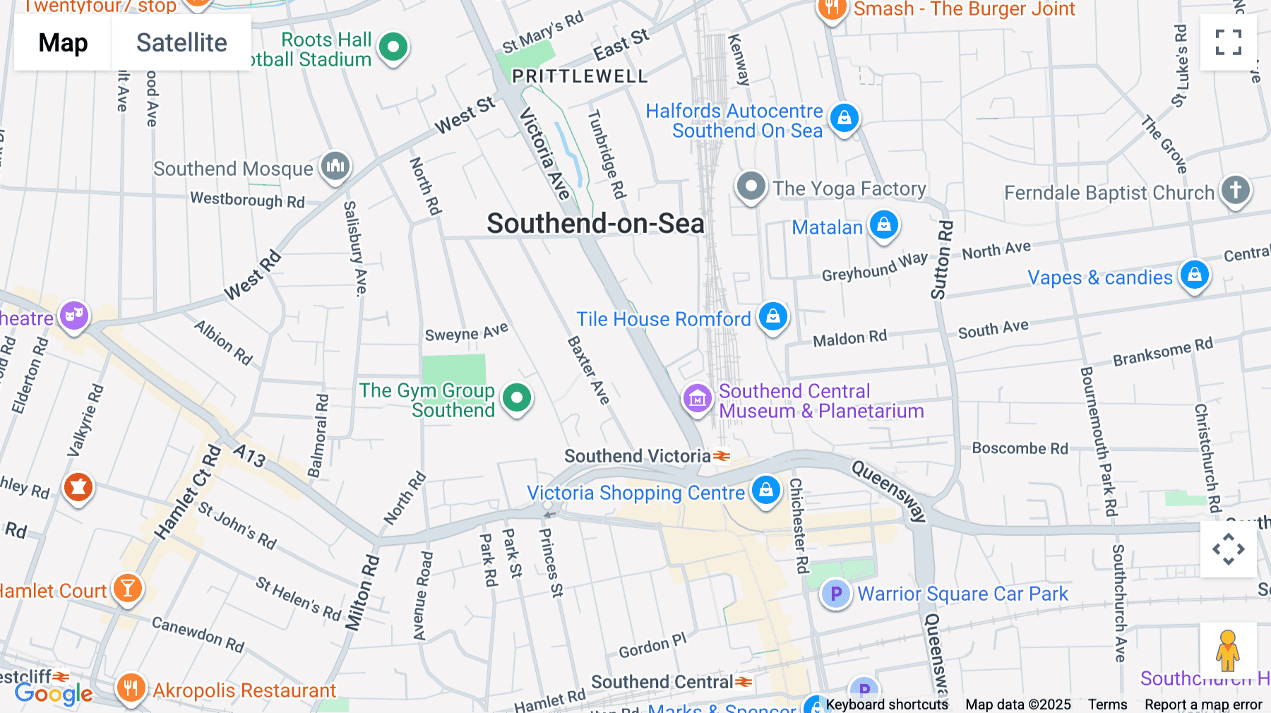 Click for interative map of The Link Business Centre, Suite 28 Thamesgate House, 33-41 Victoria Avenue, Southend-on-Sea