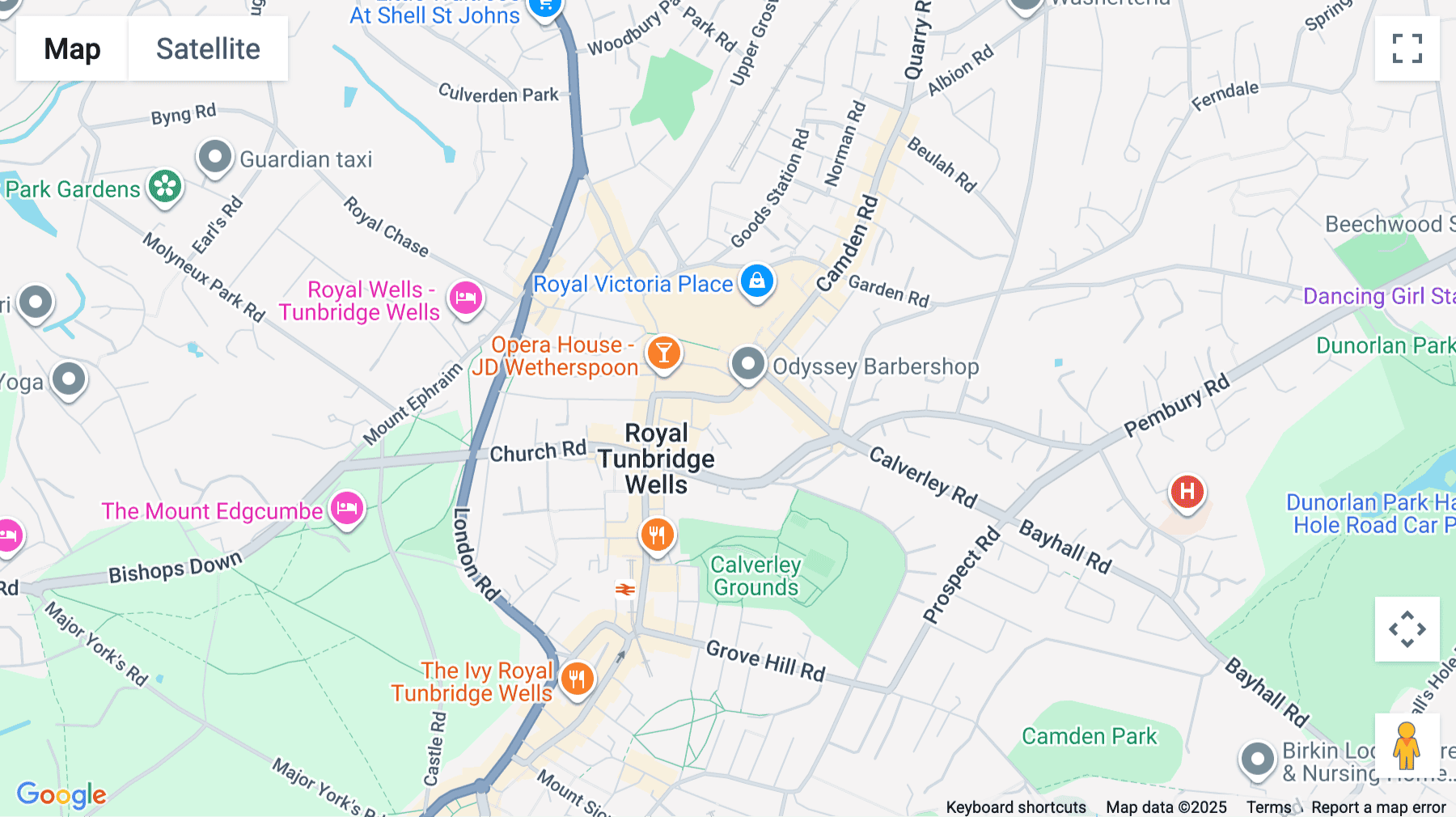 Click for interative map of 29-31 Monson Road, Tunbridge Wells, Tunbridge Wells