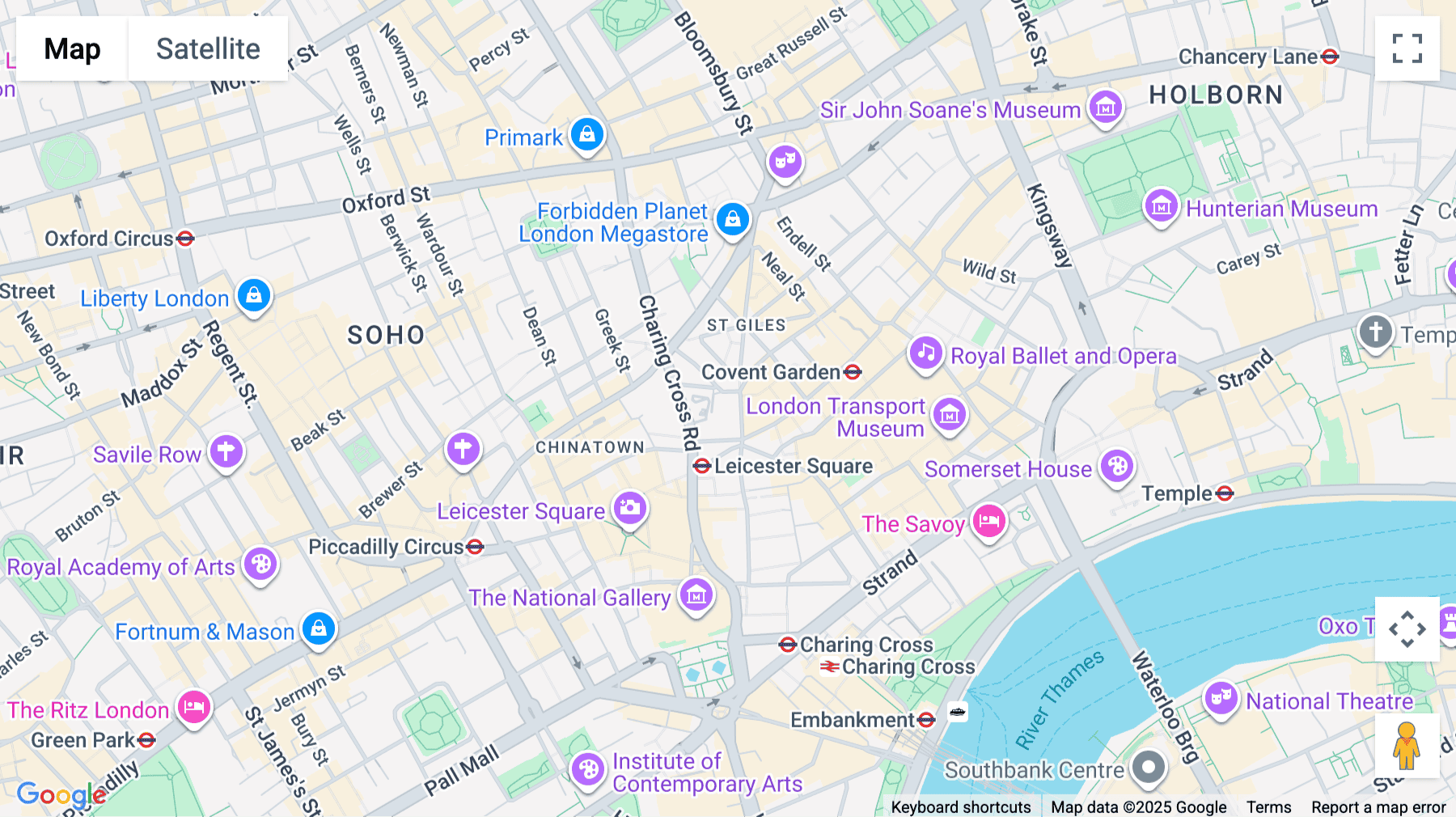 Click for interative map of Orion House, 5 Upper St Martins Lane, Covent Garden, London