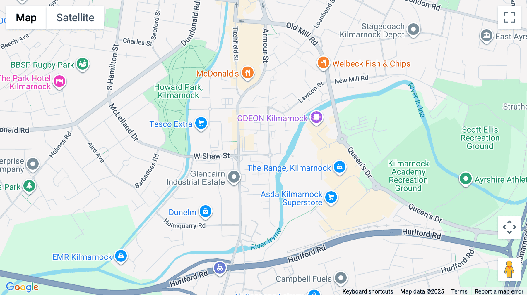Click for interative map of 14-18 East Shaw Street, Kilmarnock, Kilmarnock