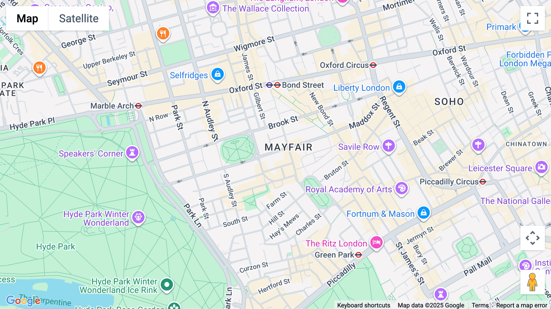 Click for interative map of 49 Grosvenor Street, Mayfair, London, London