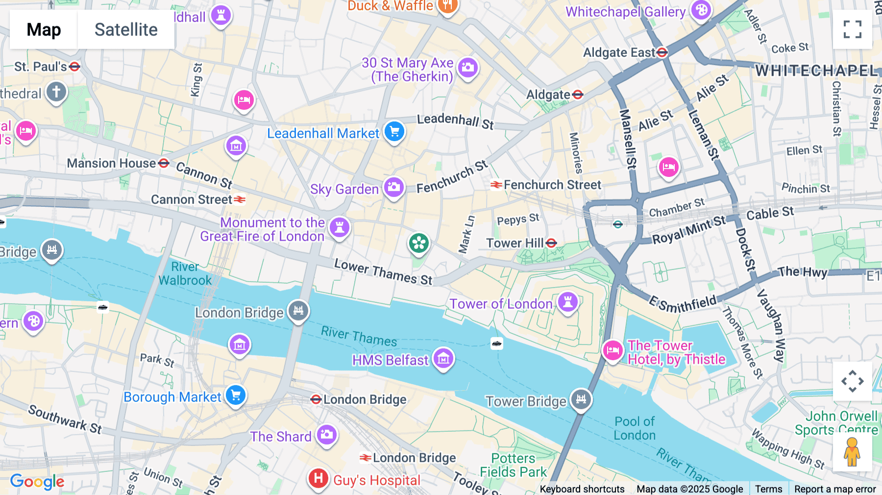 Click for interative map of 19-21 Great Tower Street, London, London
