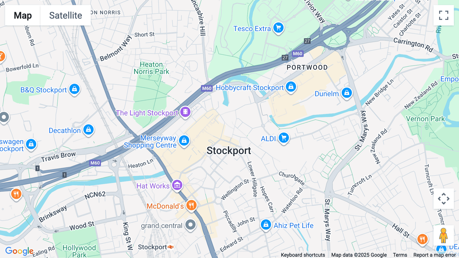 Click for interative map of Merchants House, 25 Market Place, Stockport, Stockport
