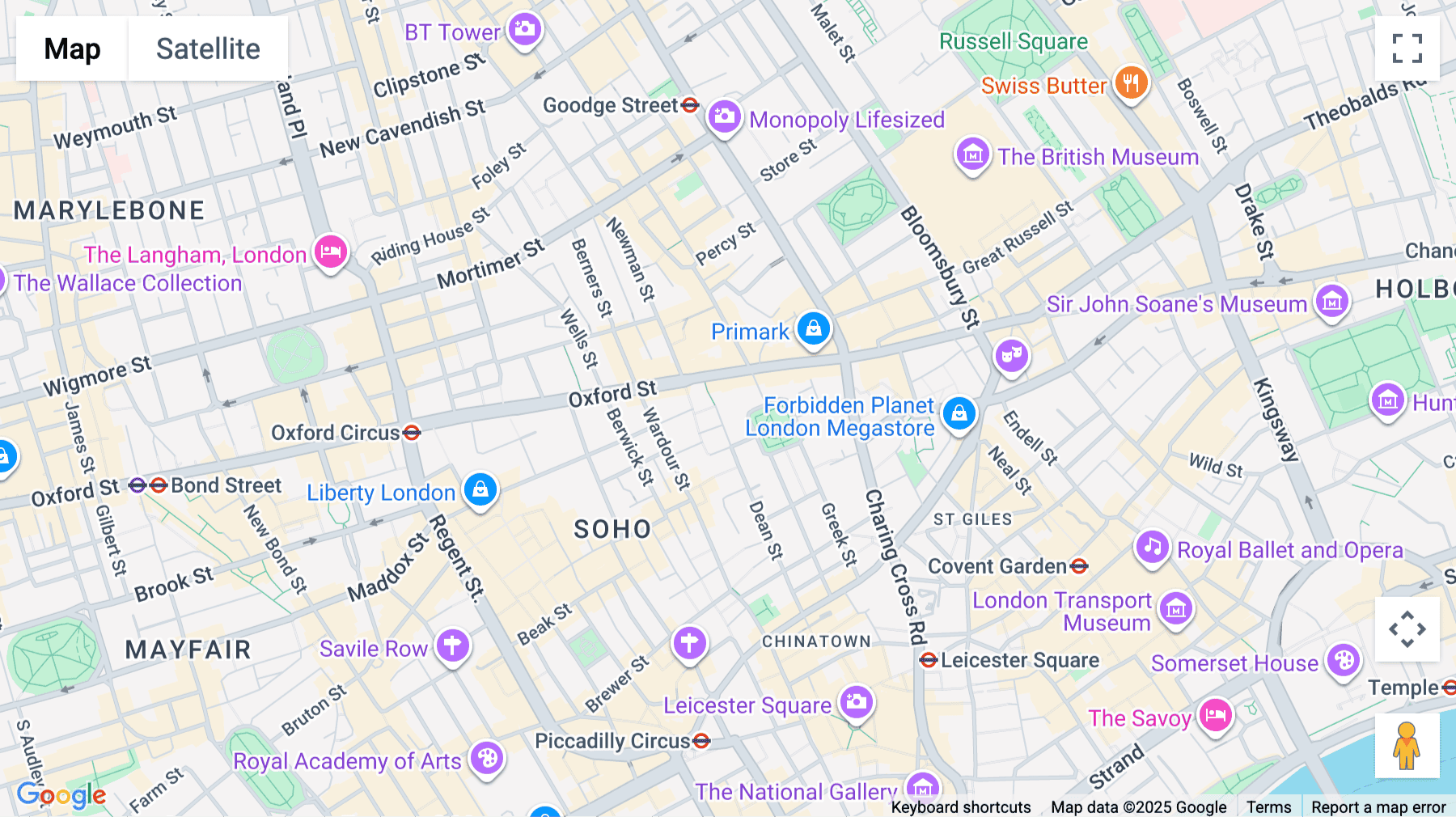 Click for interative map of 5th Floor, 7 Soho Square, Westminster, London, London