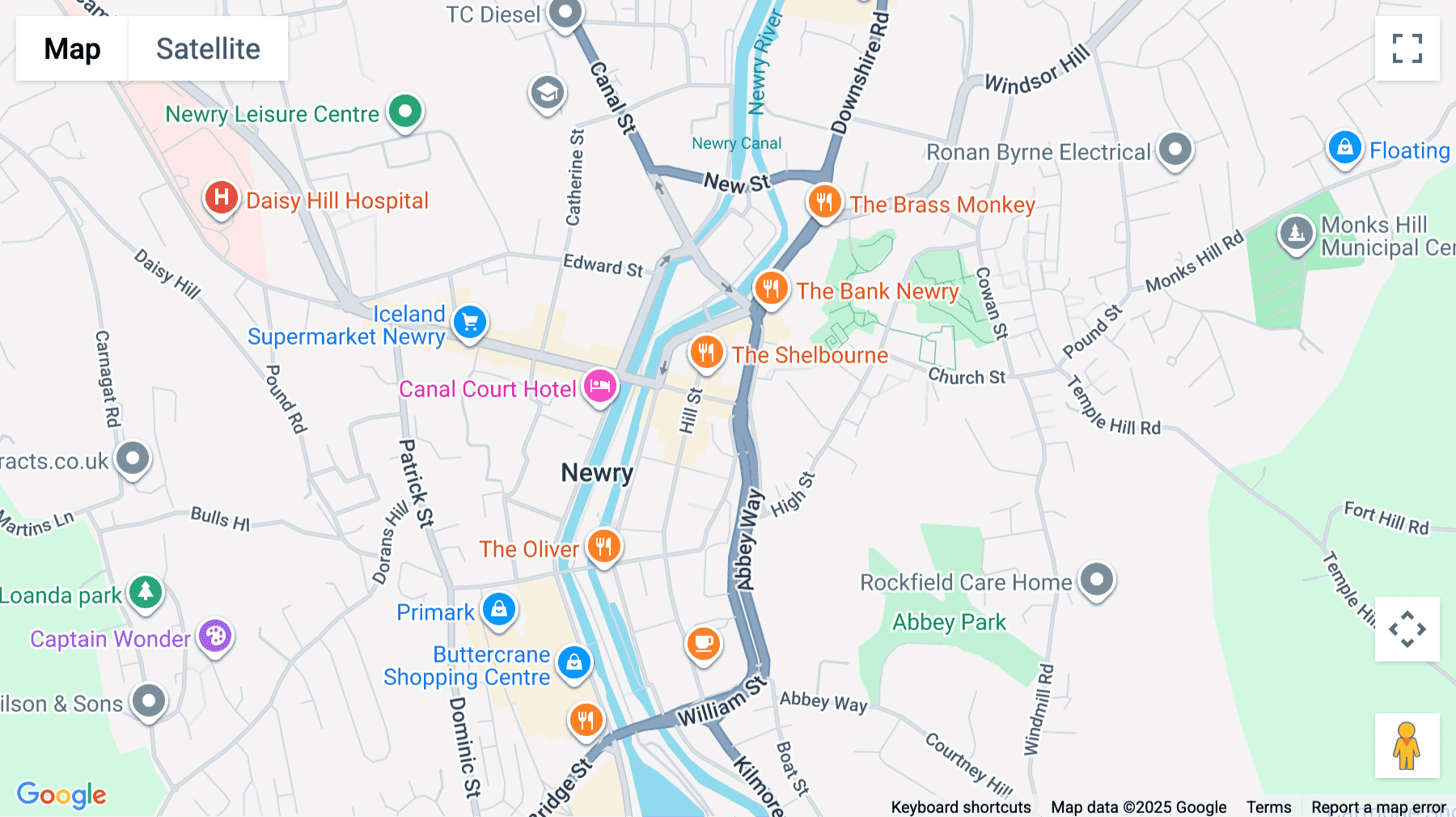 Click for interative map of 6 Margaret Street, Newry, County Down, Newry