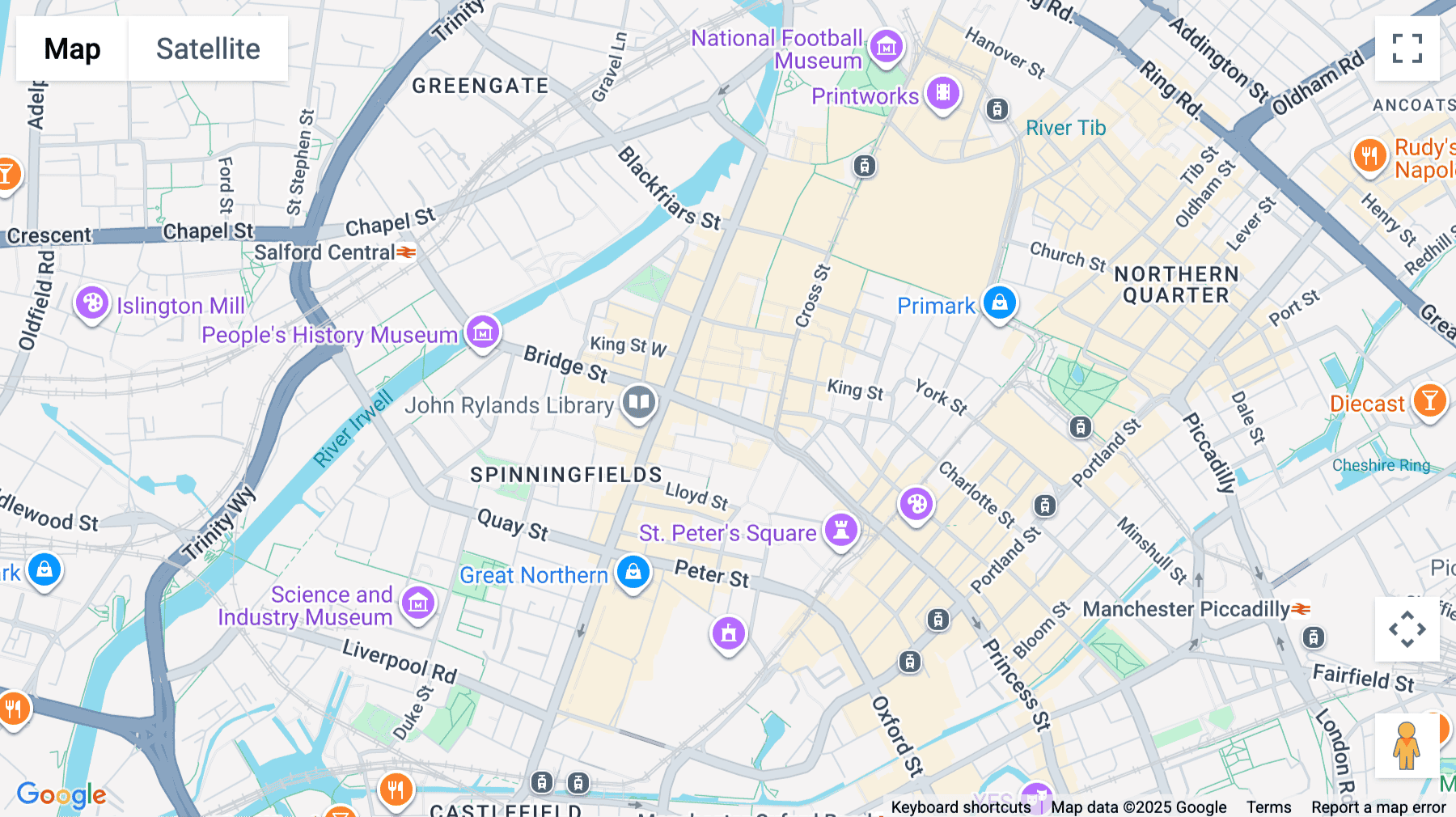 Click for interative map of Dalton Place, John Dalton Street, Manchester, Manchester