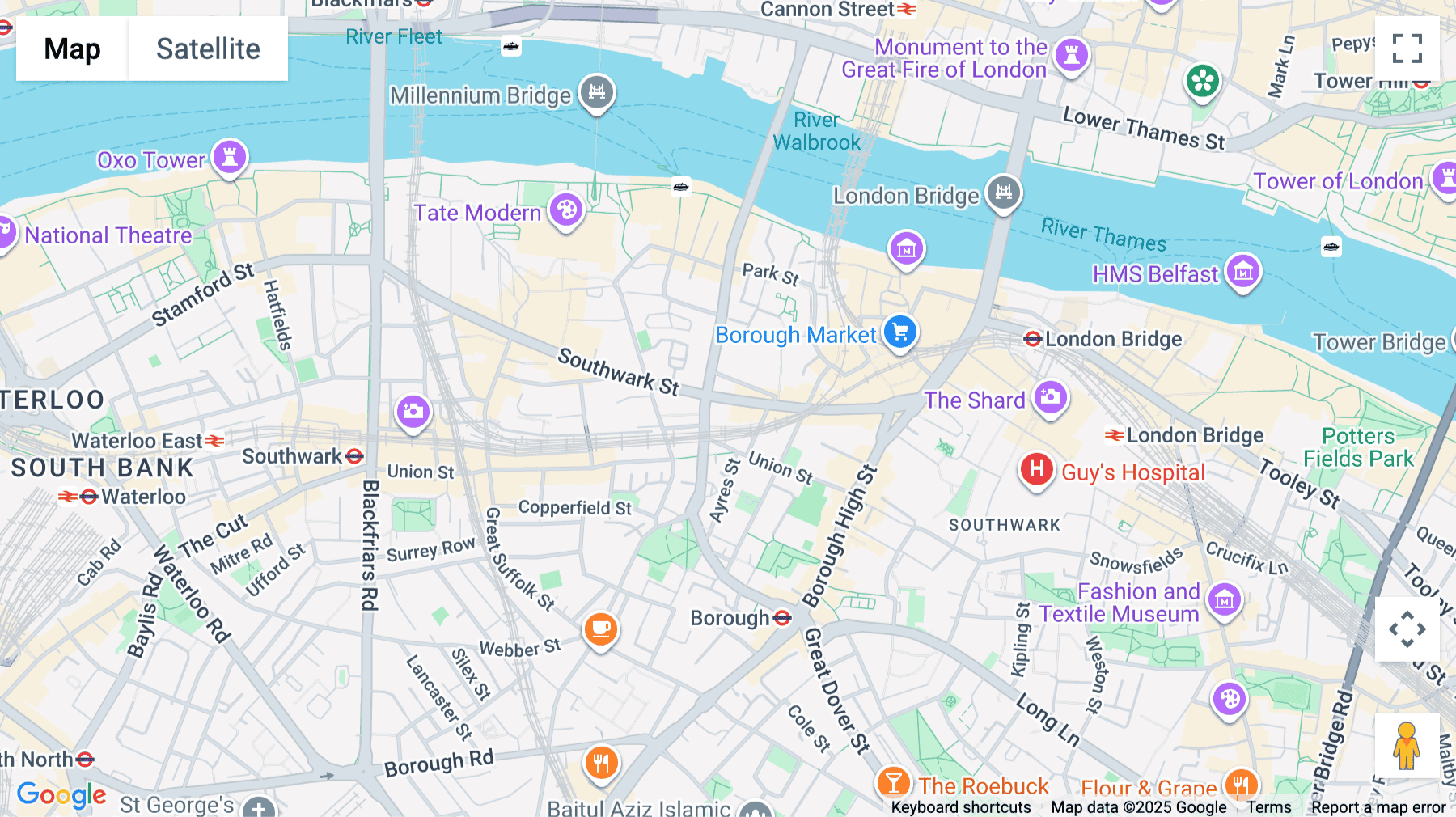 Click for interative map of 57 Southwark Street, London, London