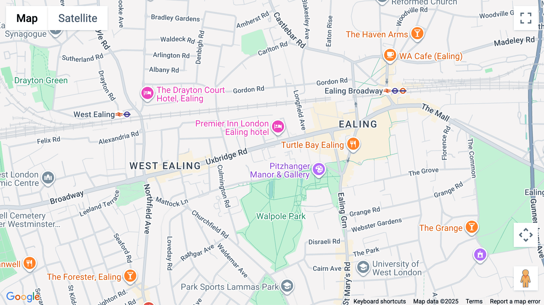 Click for interative map of Ealing Aurora, 71-75 Uxbridge Road, Ealing, London