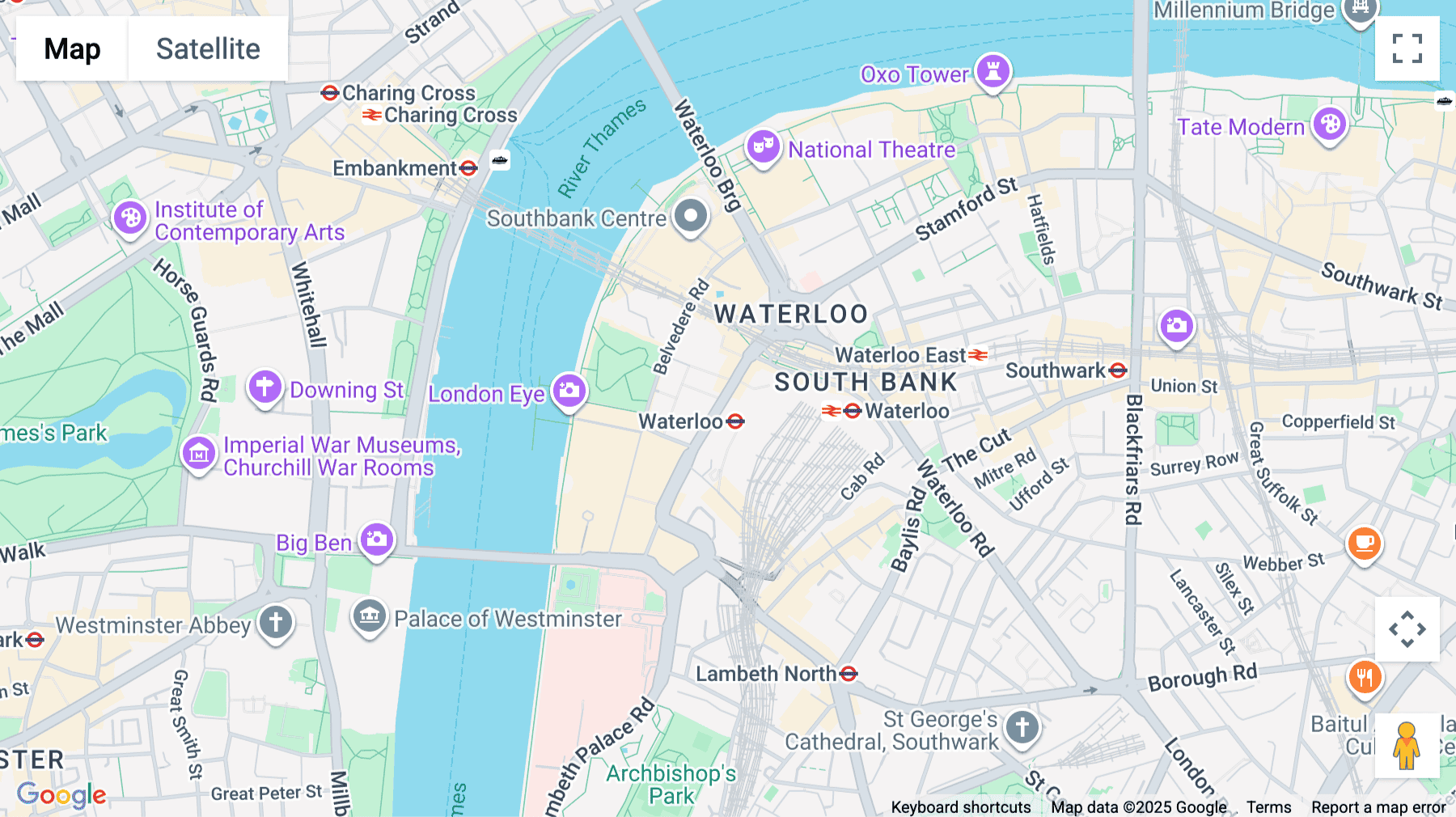 Click for interative map of 4th Floor, Elizabeth House, Waterloo, London, London