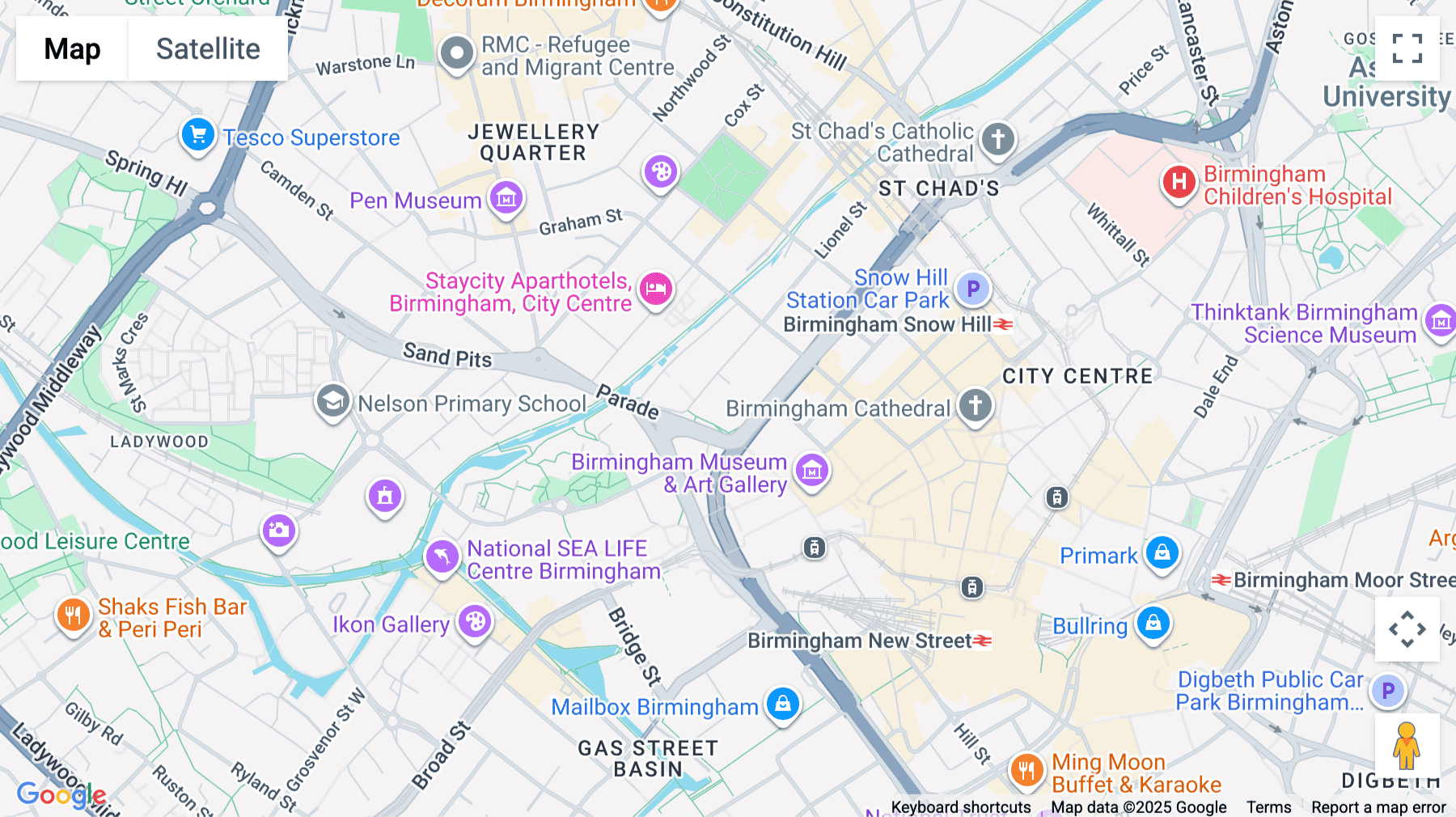 Click for interative map of 156 Great Charles Street, Queensway, Birmingham, B3 3HN, Birmingham