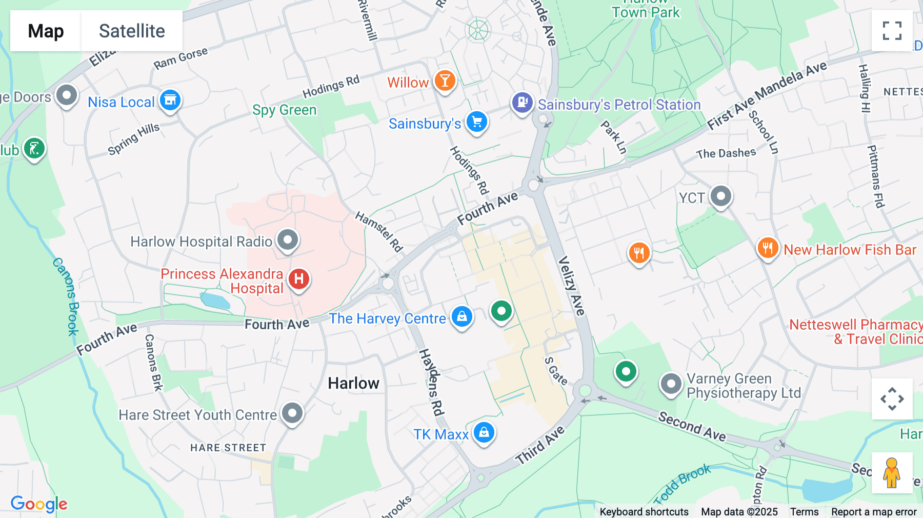 Click for interative map of Westgate House, The high, Harlow, CM20 1YS, Harlow