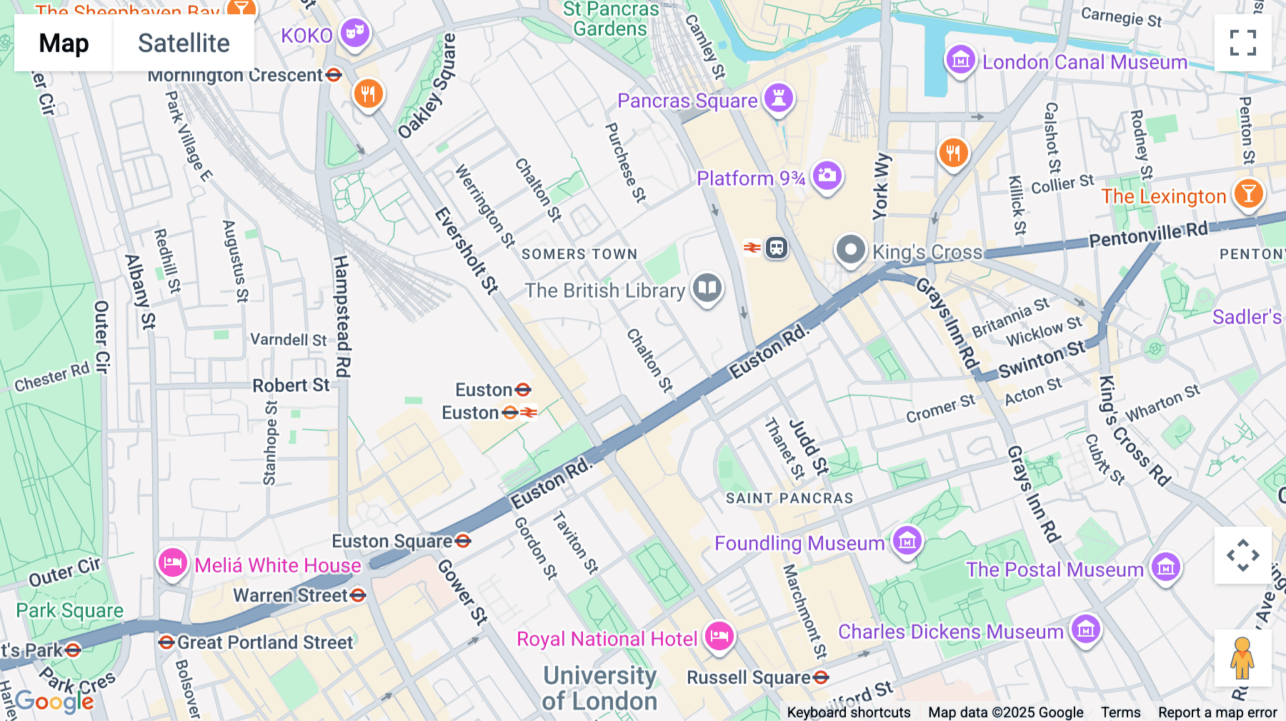 Click for interative map of Connolly Works, 41-43 Chalton Street, NW1 1JD, London