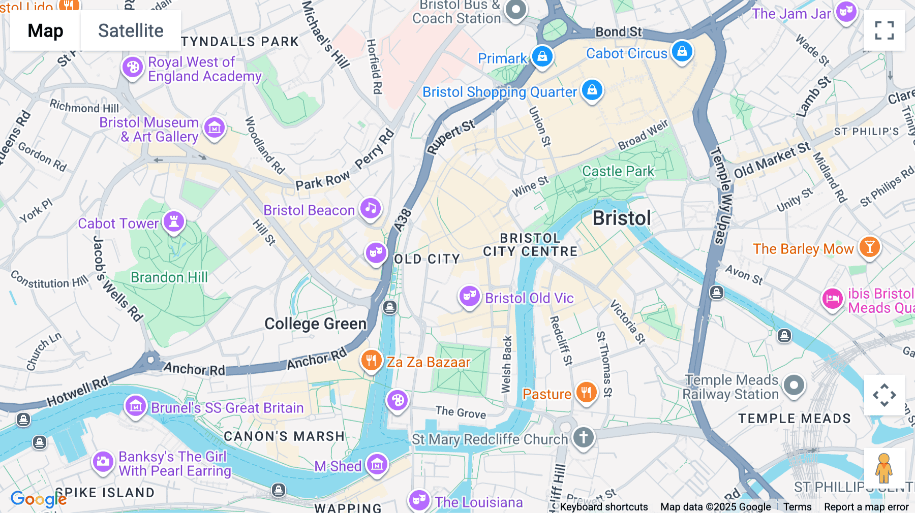 Click for interative map of Newminster House, 27, 29 Baldwin Street, Bristol, BS1 1LT, Bristol