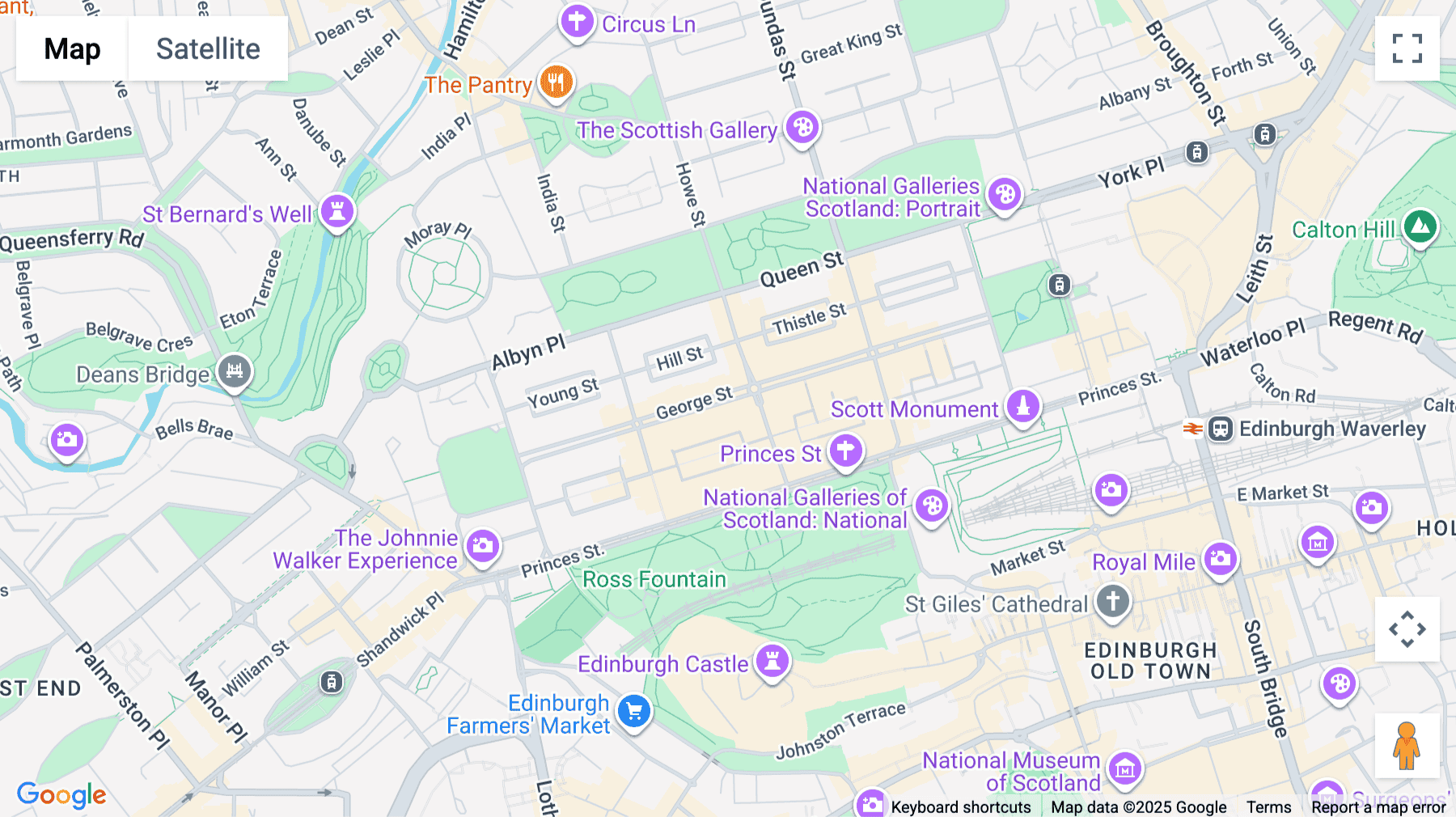Click for interative map of 80 George Street, Edinburgh, EH2 3BU, Edinburgh