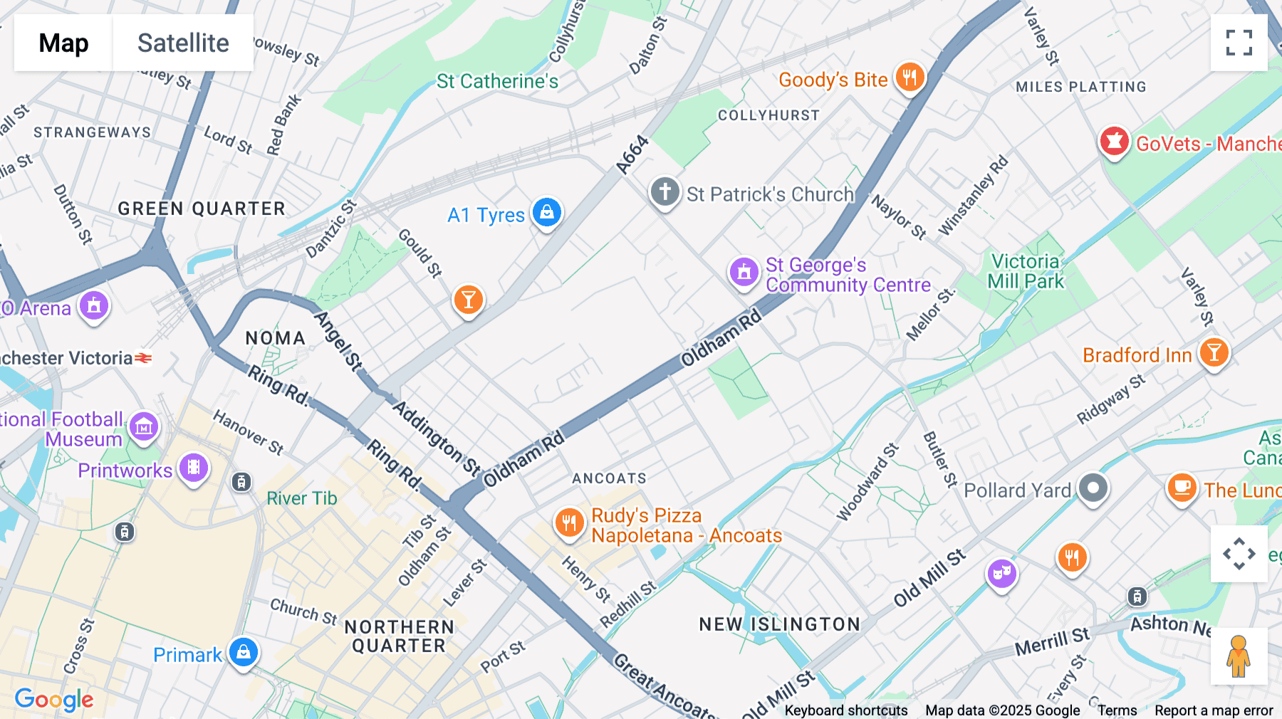 Click for interative map of The Hanover Building, Corporation Street, Manchester MAN M60 4EP, Manchester