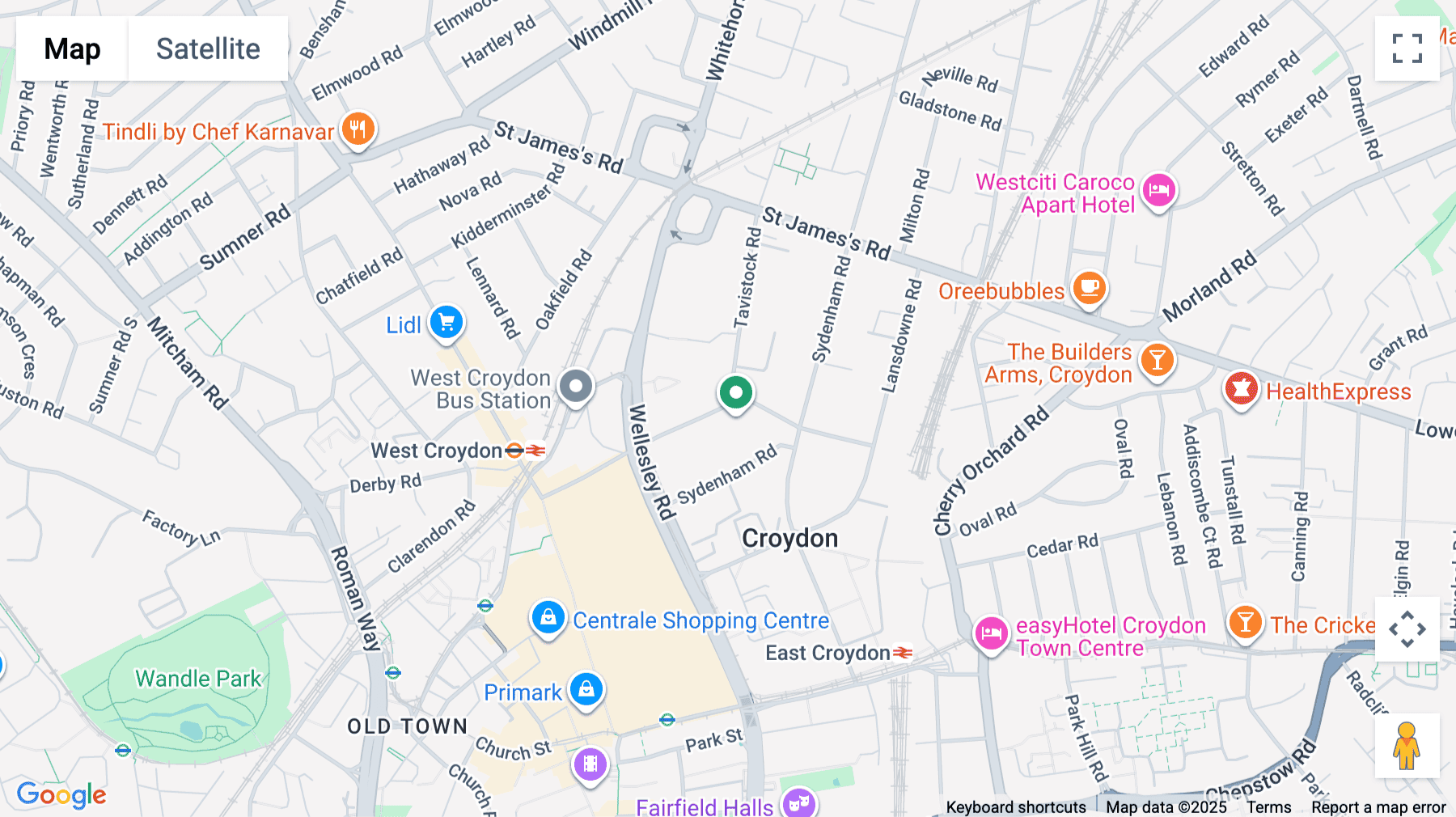 Click for interative map of Sunset House, 6 Bedford Park, Croydon, Croydon