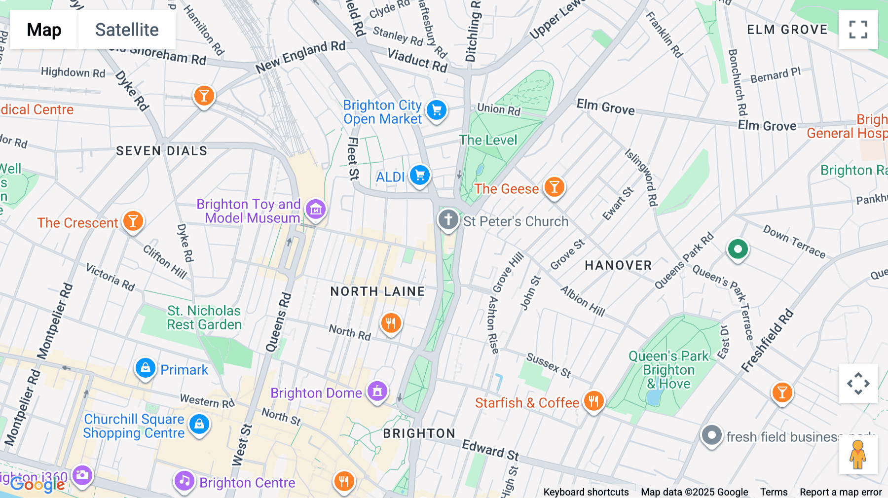 Click for interative map of 28-29 Richmond Place, Brighton, BN2 9NA, Brighton