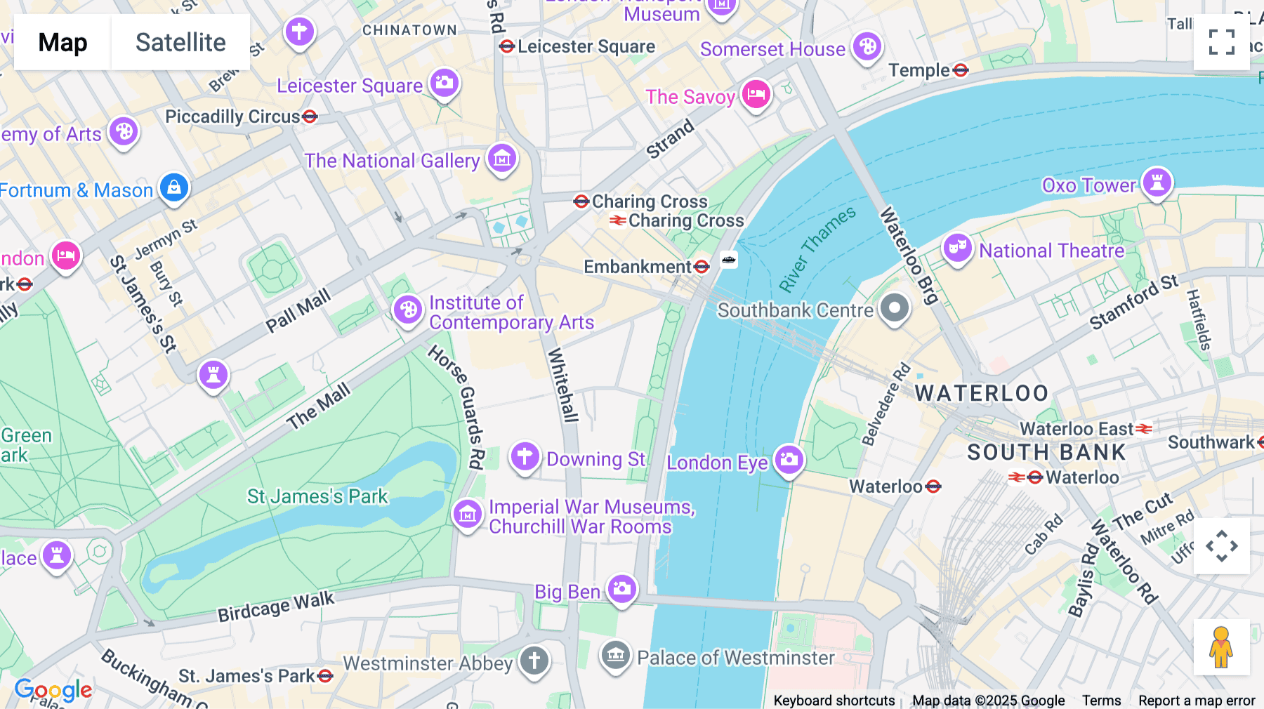 Click for interative map of 1 Horse Guards Avenue, SW1A 2EP, London, London