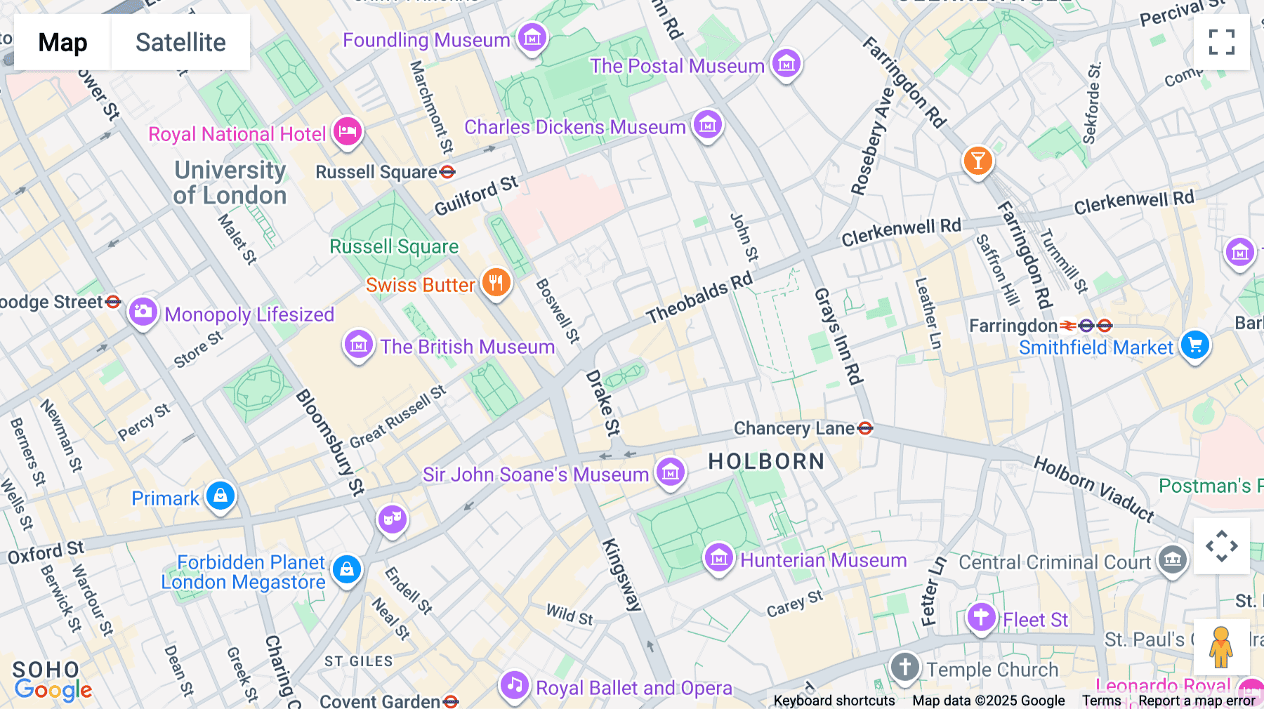 Click for interative map of 14-17 Red Lion Square, London, WC1R 4QH, London