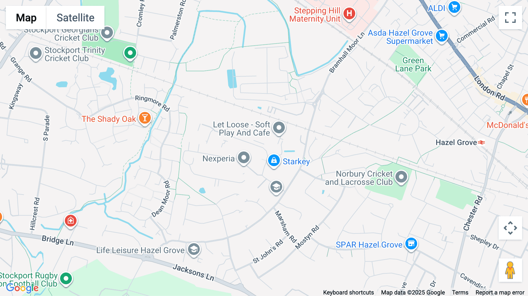Click for interative map of Unit 1 Pepper Road, Bramhall Moor Industrial Estate, Hazel Grove, Stockport