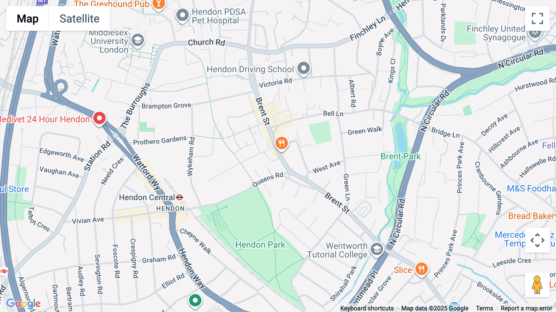 Click for interative map of Framework, Foframe House, 35-37 Brent Street, London NW4 2EF, London