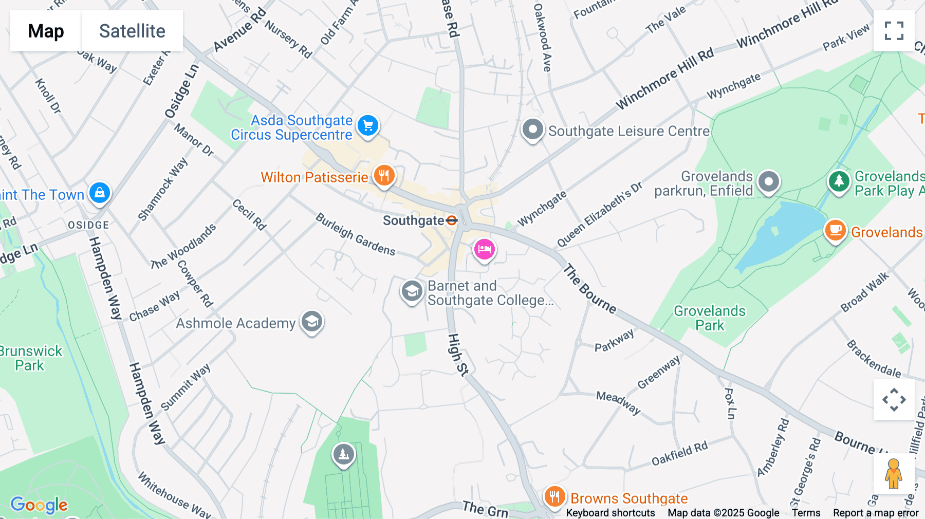 Click for interative map of 5th Floor, The Grange, 100 High Street, Southgate, London, London