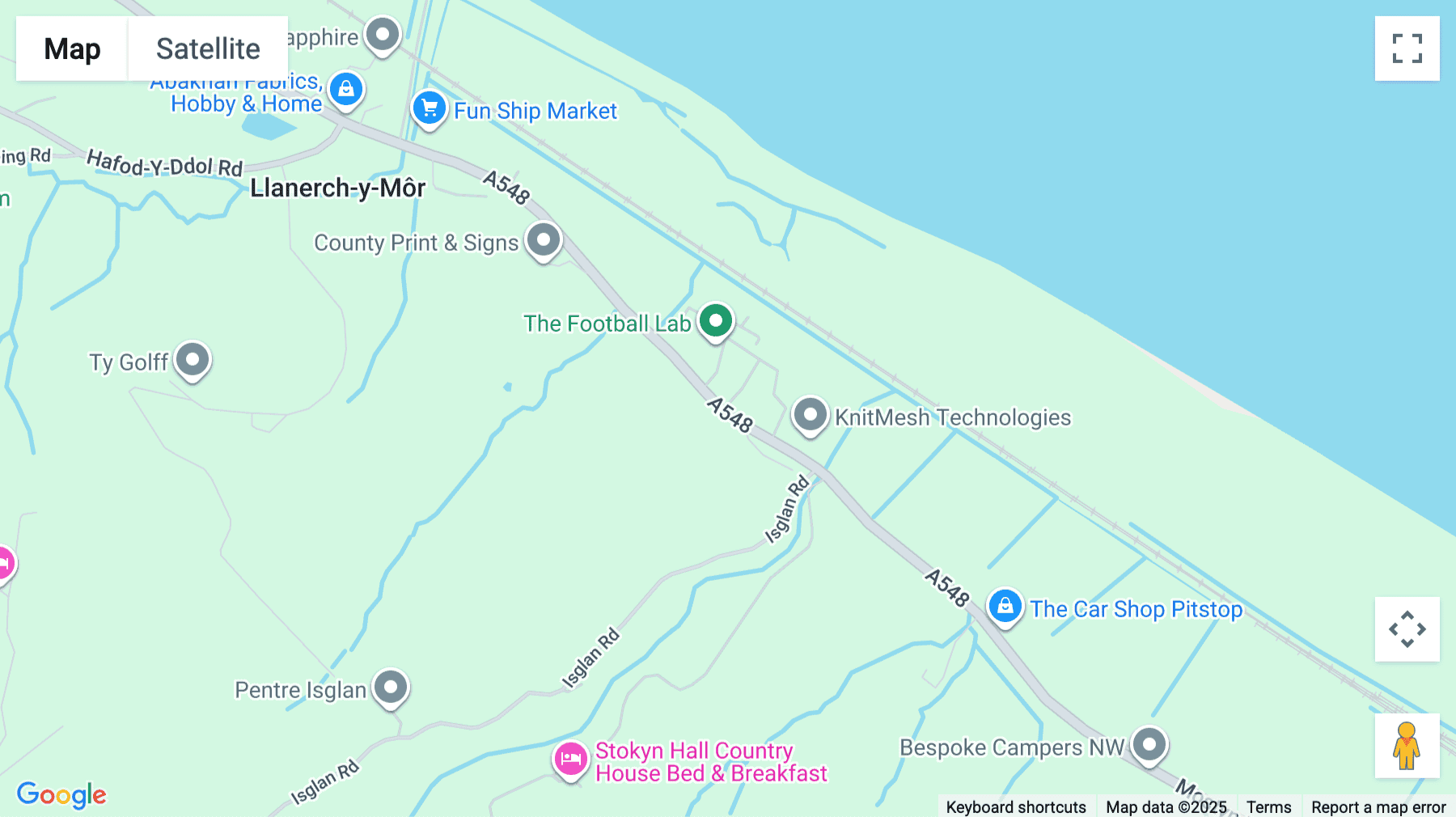 Click for interative map of Unit 6, Mostyn Road Business Park, Coast Road, Llanerch-y-Mor