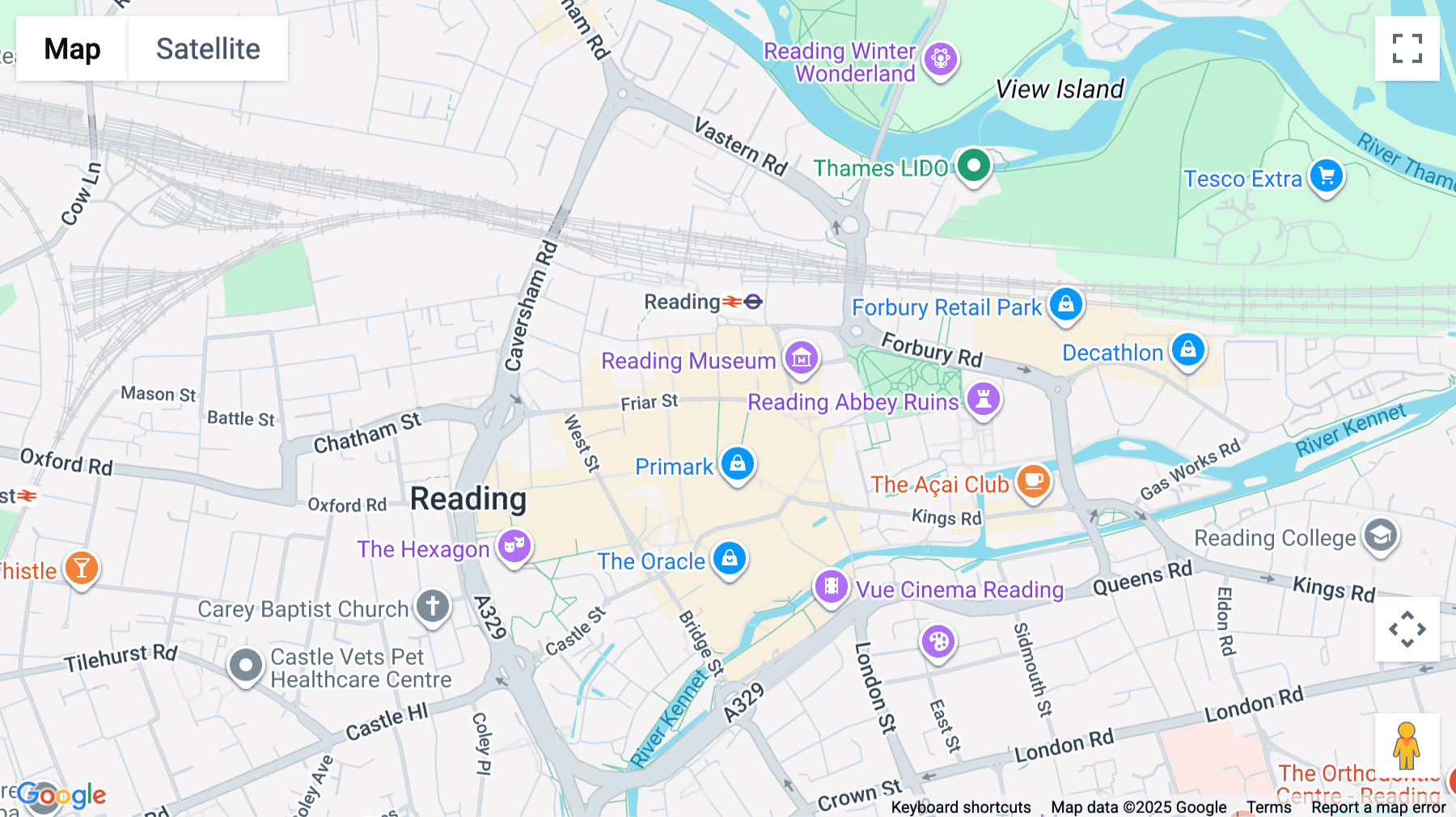 Click for interative map of 150 Friar Street, Reading, Berkshire, Reading