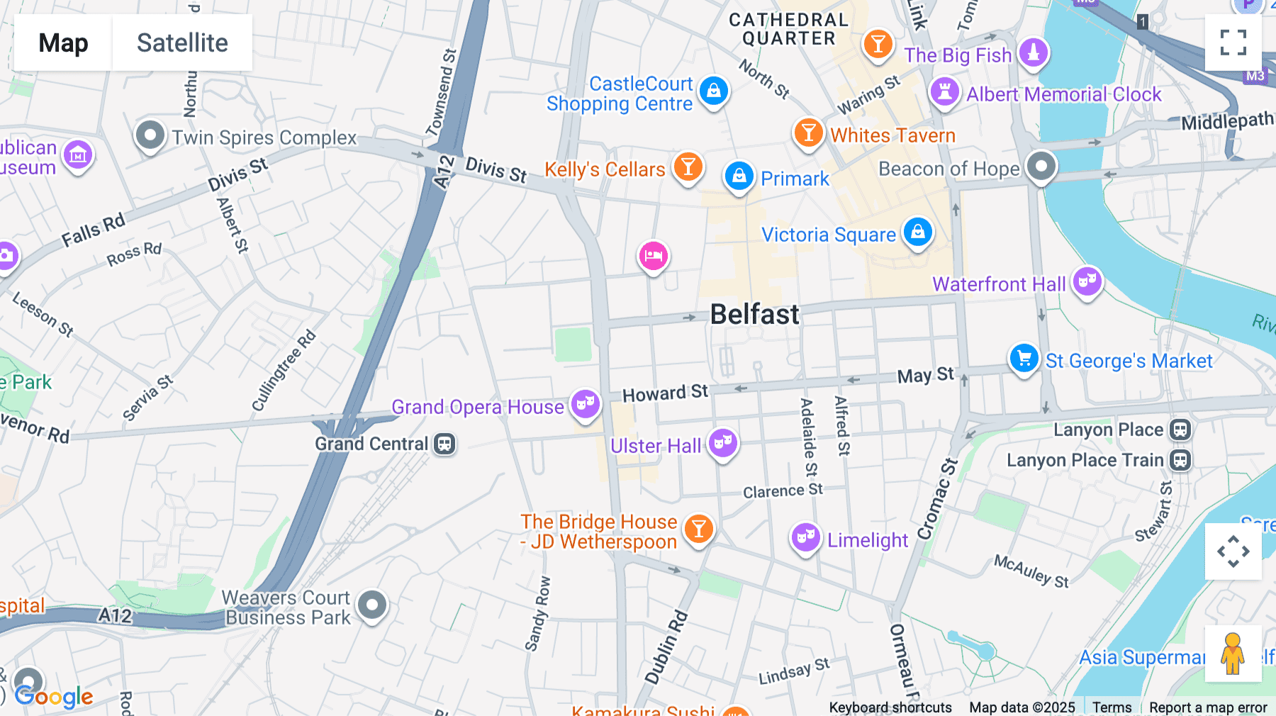 Click for interative map of Eagle Star House, 5-7 Upper Queen Street, Belfast, Belfast