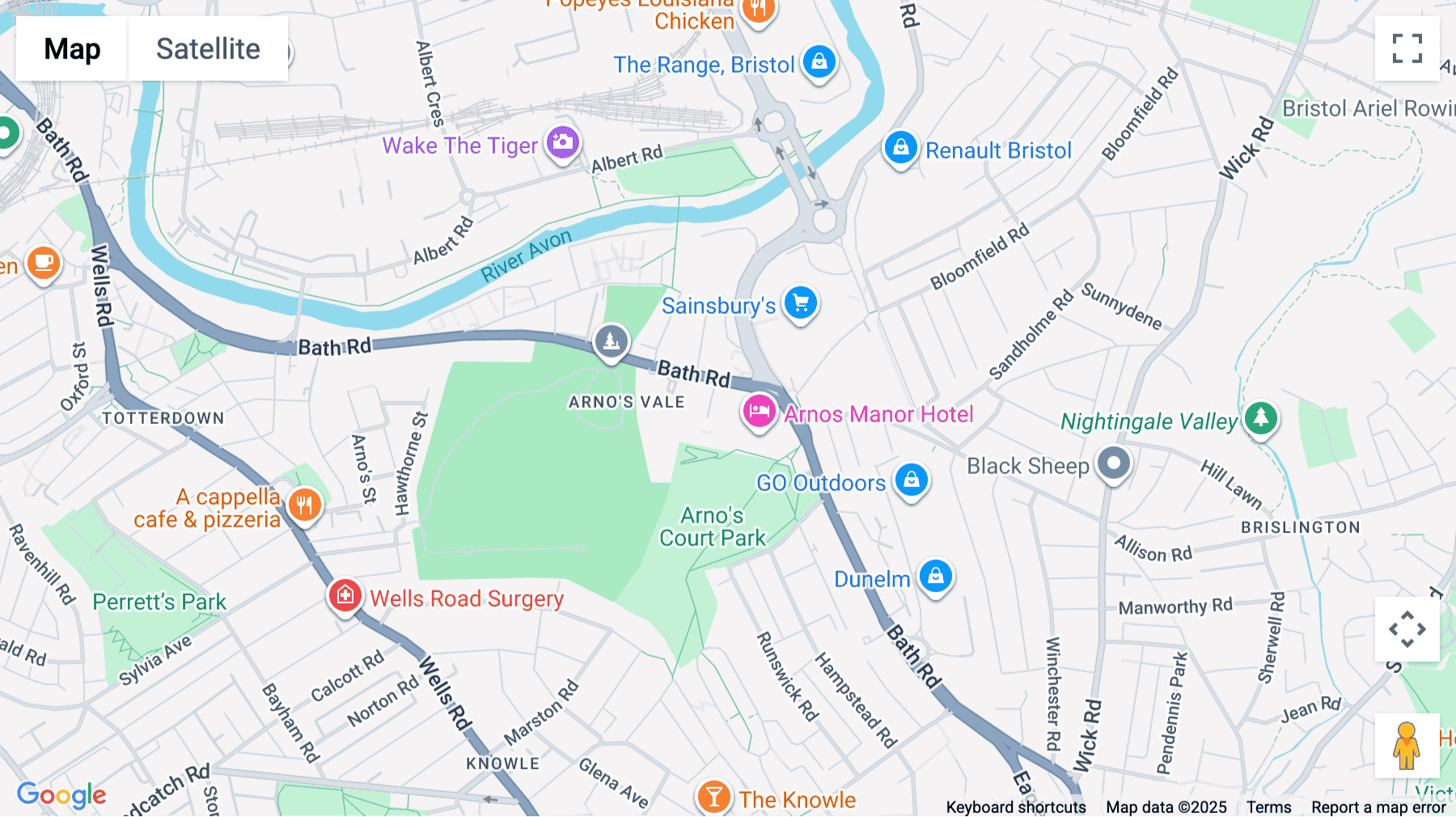Click for interative map of 470 Bath Road, Bristol, Bristol