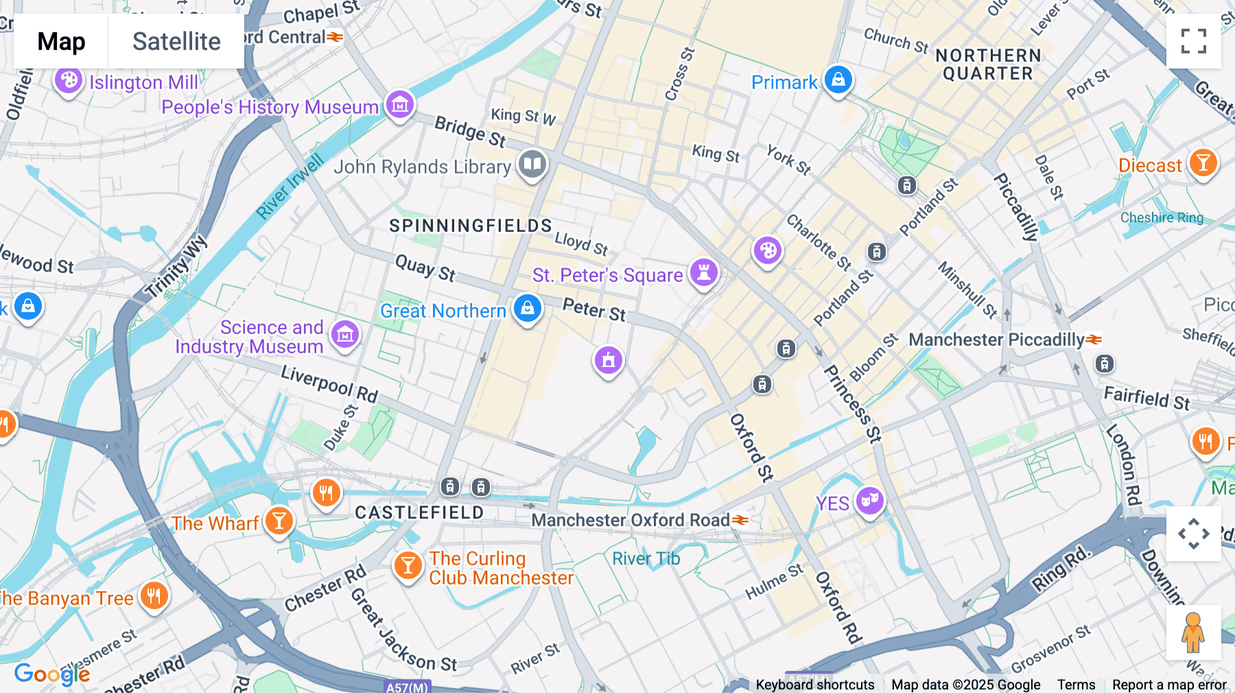 Click for interative map of 24 Mount Street, Manchester, Manchester