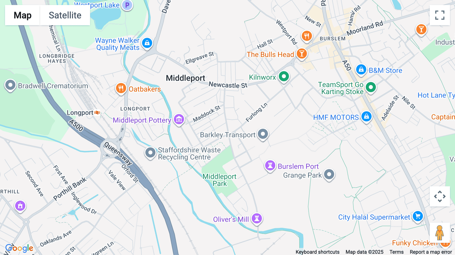 Click for interative map of 111 Newport lane stoke-on-trent, Stoke-on-Trent