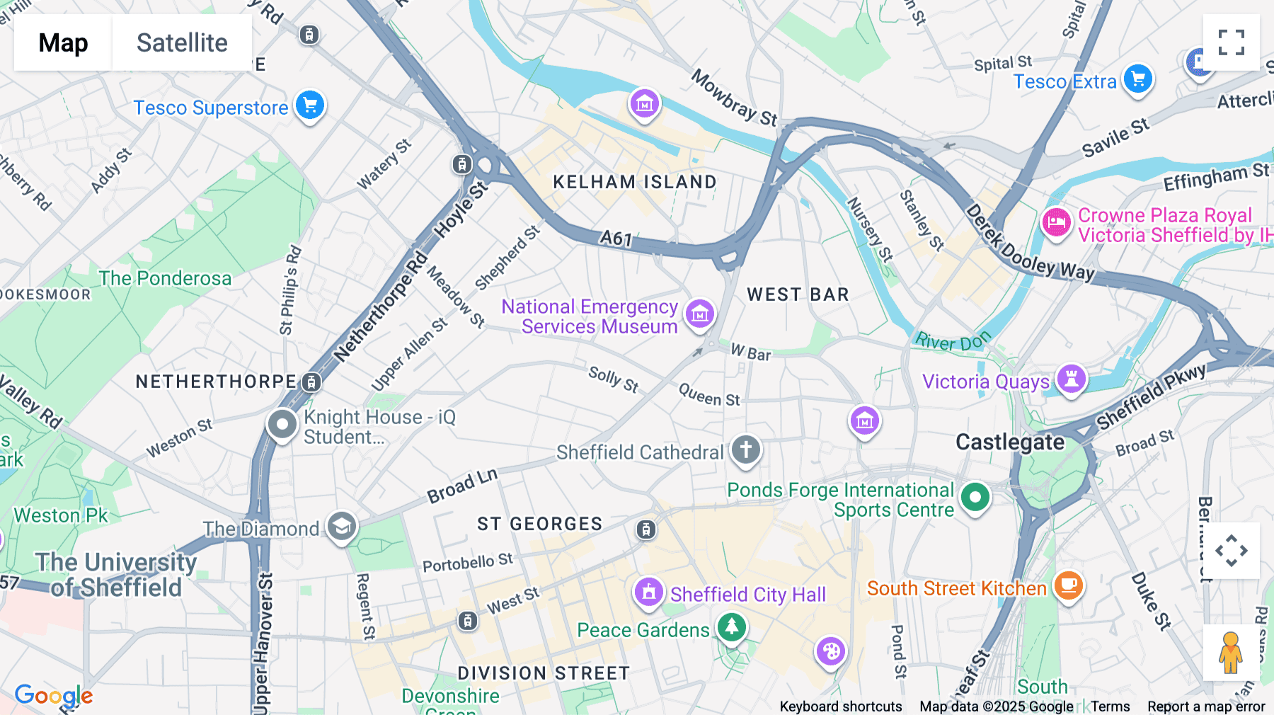 Click for interative map of Metis Building, Scotland Street, Sheffield, Sheffield