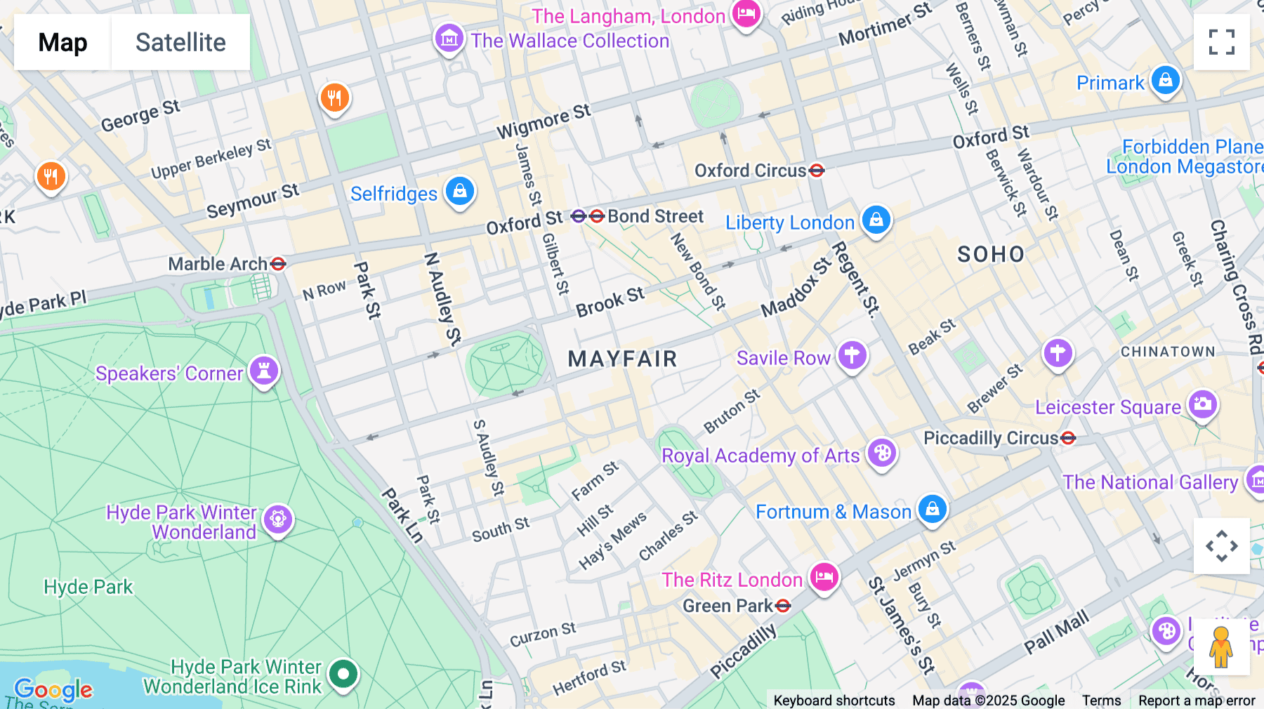Click for interative map of 59 Grosvenor Street, Mayfair, London, London