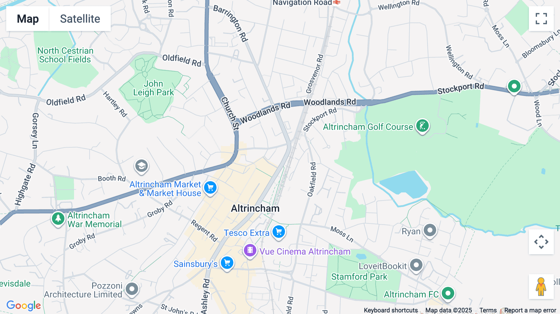 Click for interative map of Station House, Stamford New Road, Altrincham
