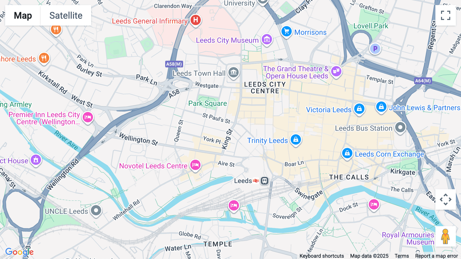 Click for interative map of Bank House, 27 King Street, Leeds
