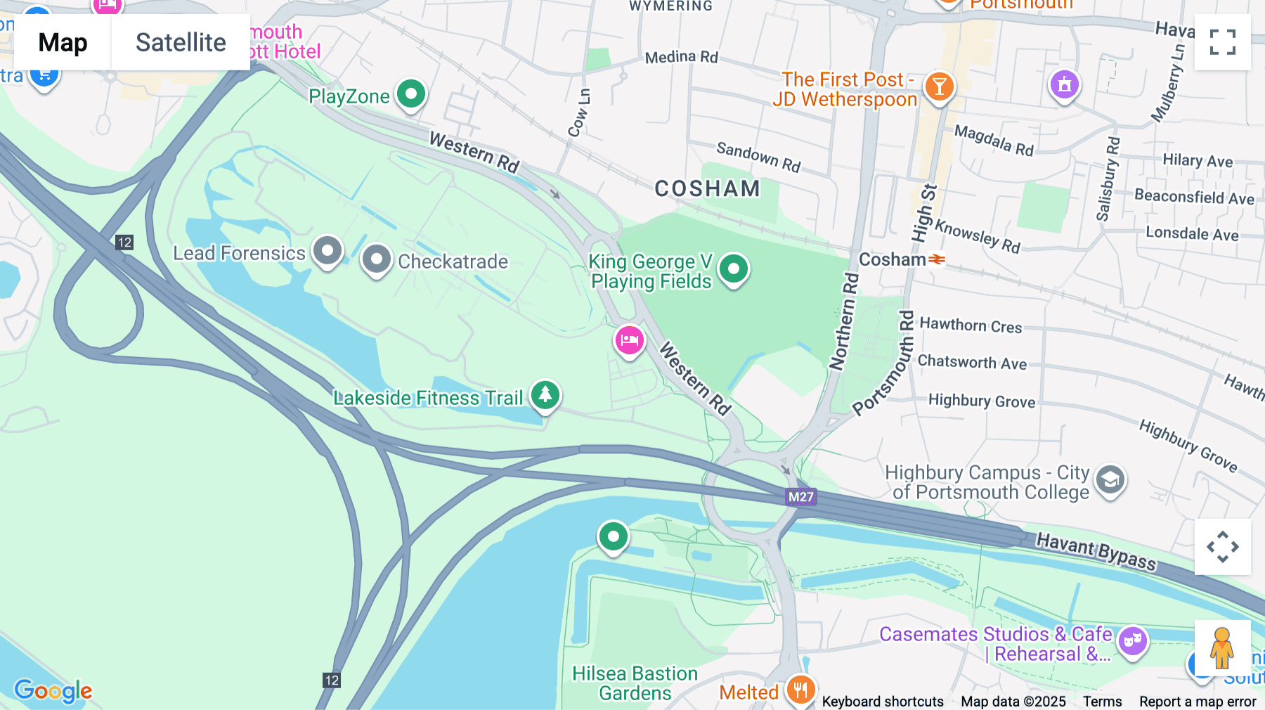 Click for interative map of Lakeshore Drive, Portsmouth, Portsmouth