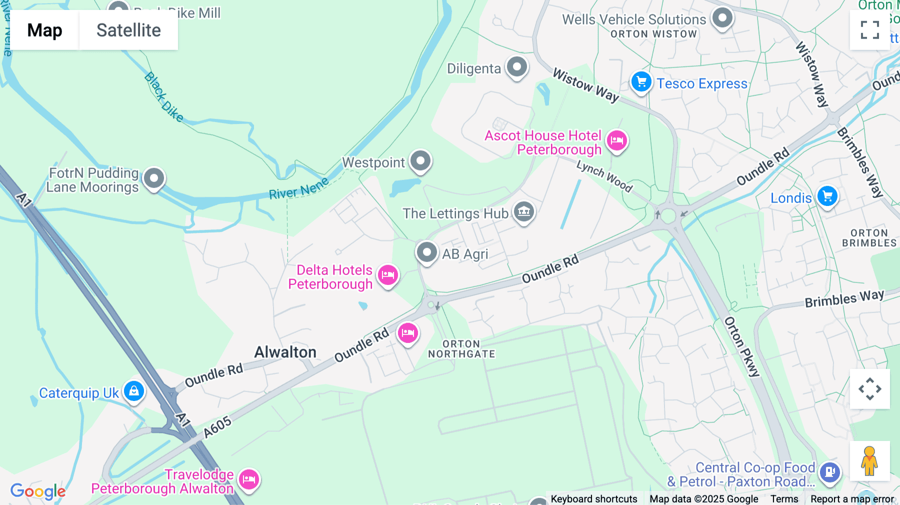 Click for interative map of 10B & 12B Tesla Court, Innovation Way, Lynch Wood, Peterborough