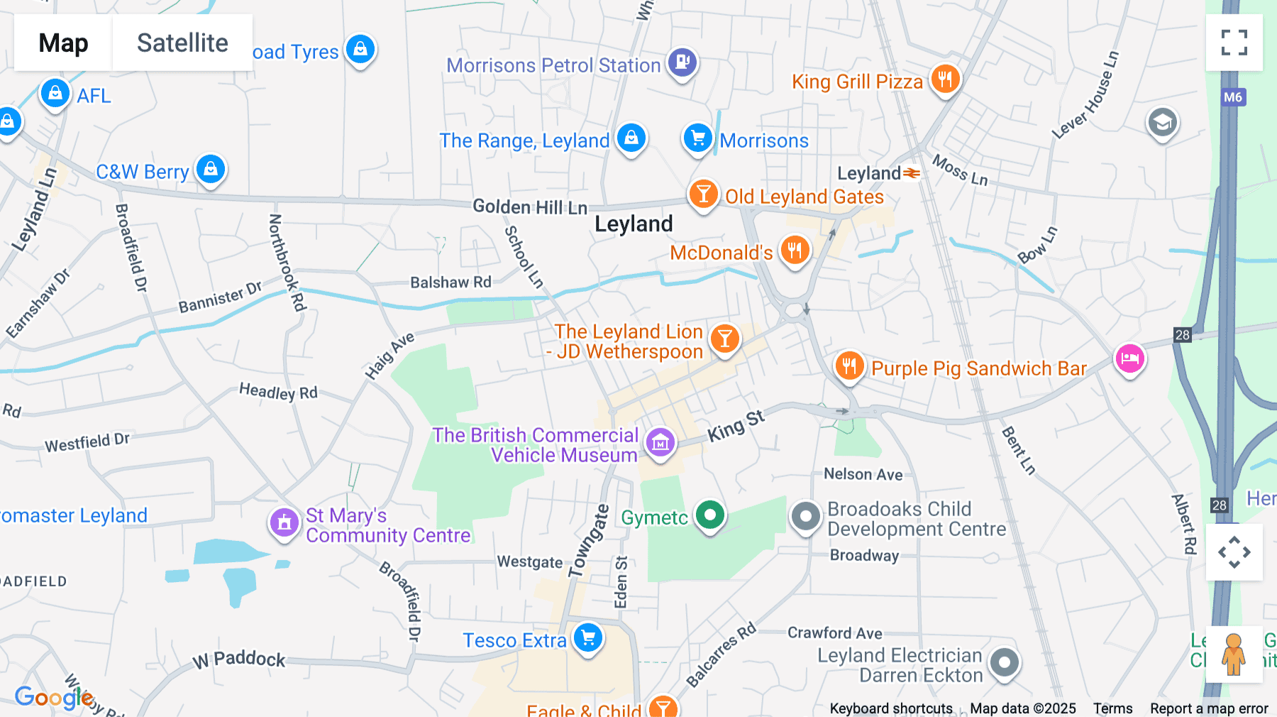 Click for interative map of Balfour Court, Hough Lane, Leyland, Preston, PR25 2TF, Preston (Lancashire)