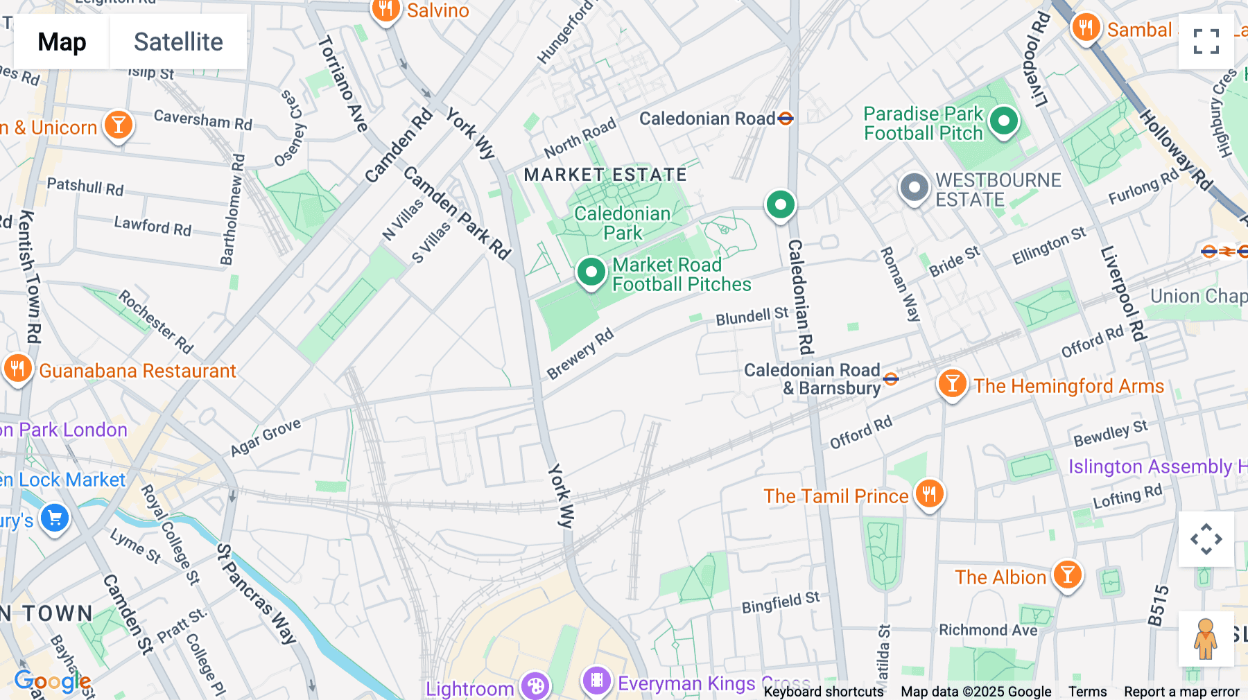 Click for interative map of 102 Blundell Street, Islington, N7 9BL, London