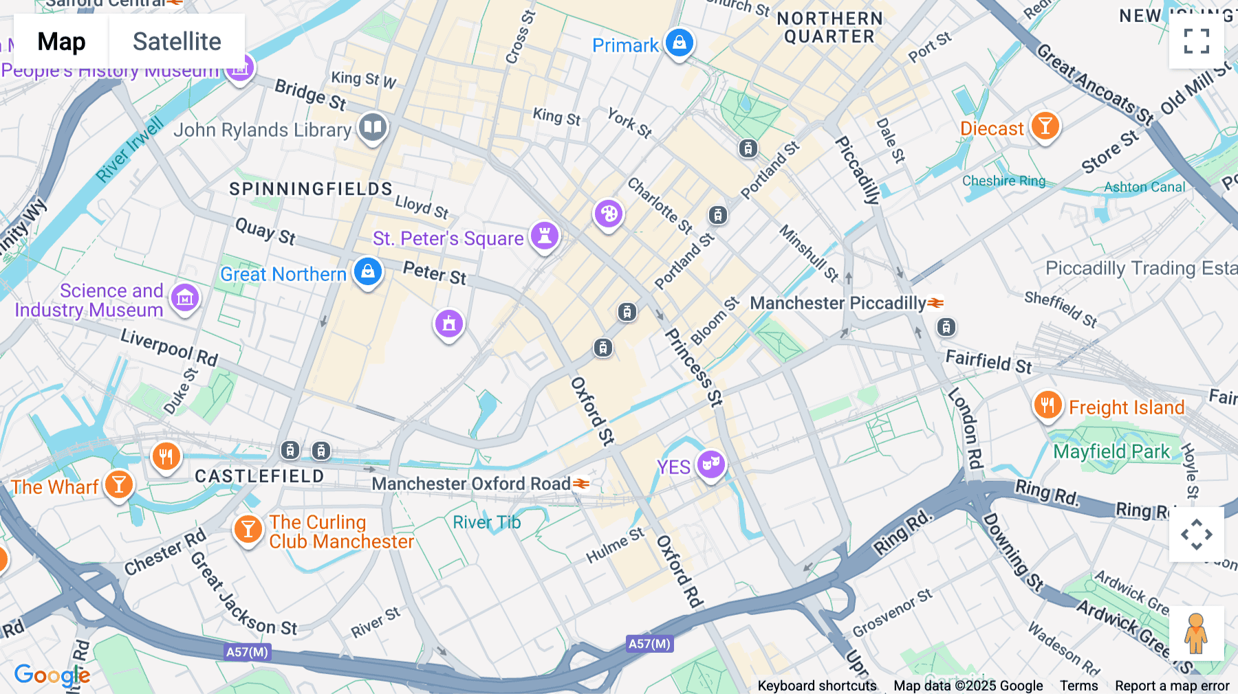 Click for interative map of 117-119 Portland Street, Manchester, Manchester