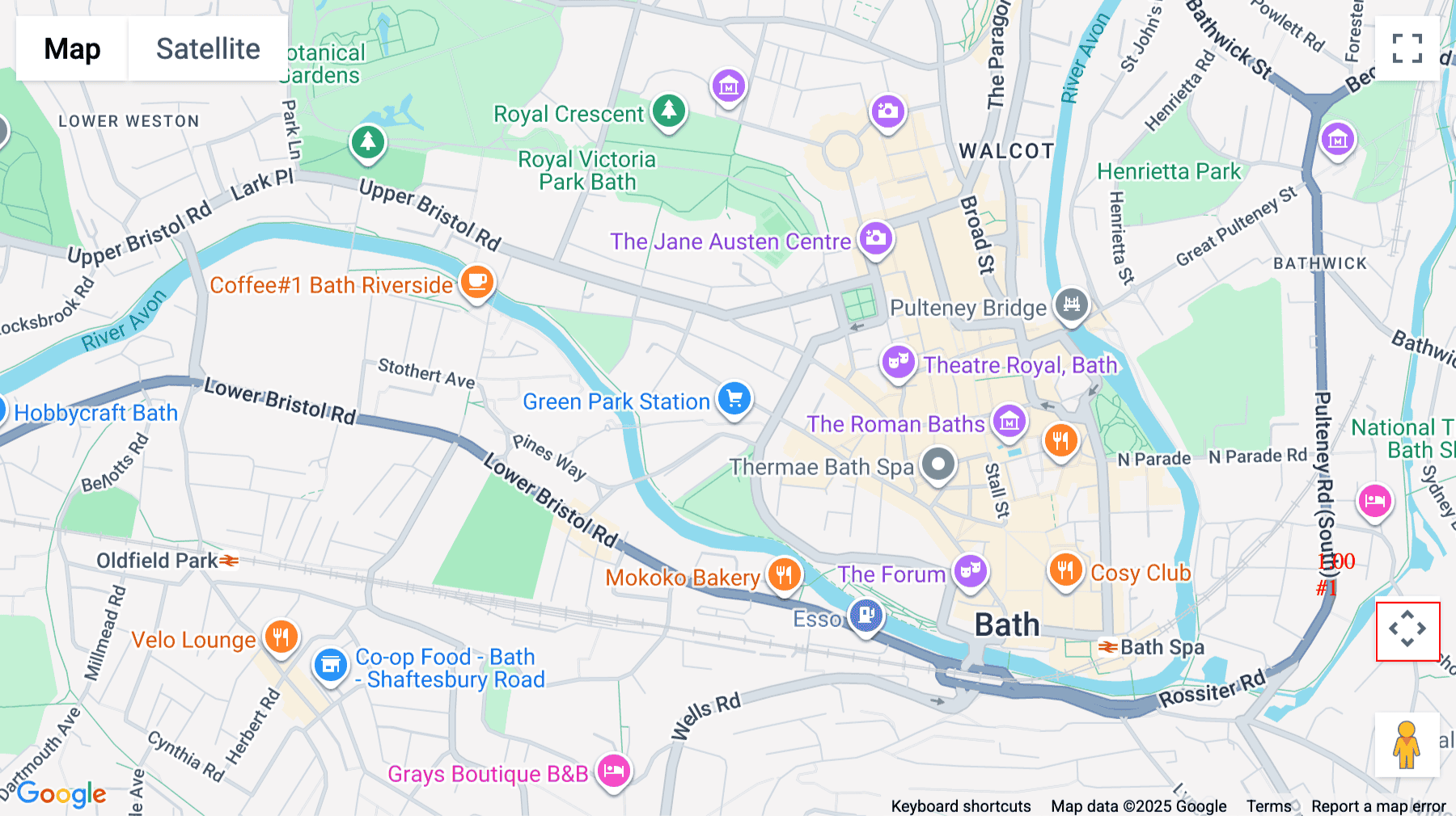 Click for interative map of South Vaults, Green Park Station, Green Park Road, Bath, BA1 1JB, Bath