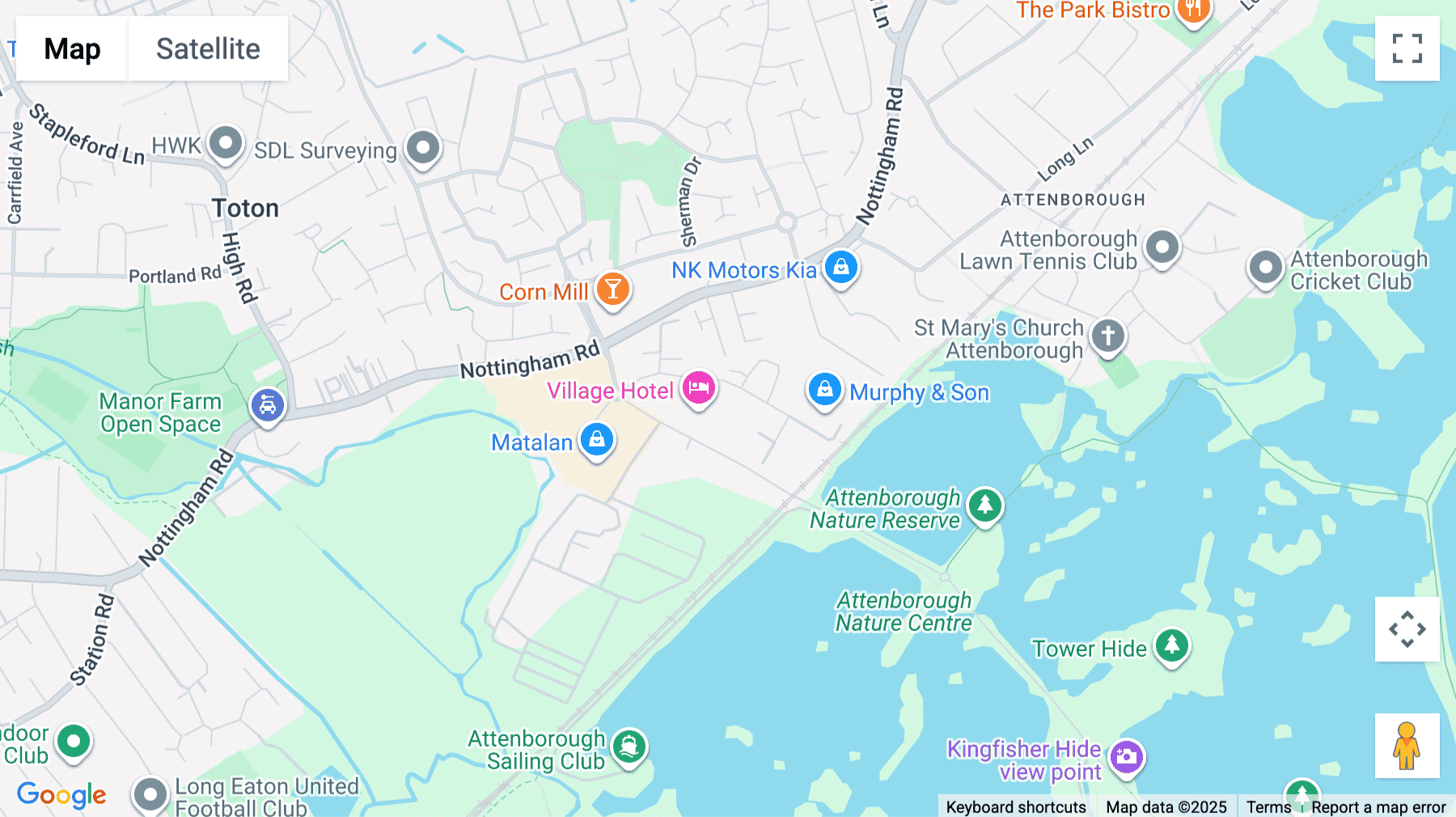 Click for interative map of Brailsford Way, Chilwell, Nottingham, Nottingham