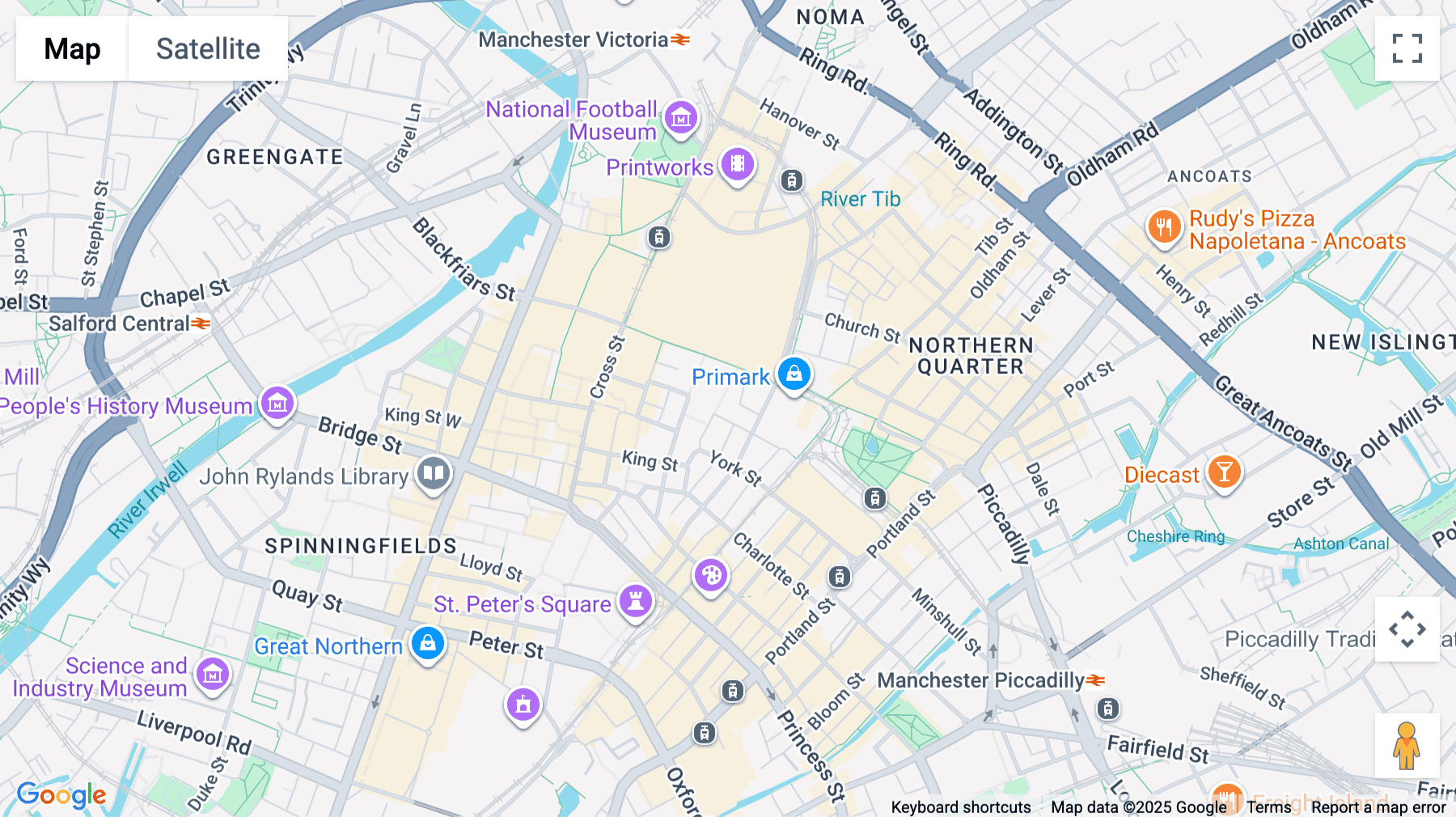 Click for interative map of Lowry House, 17 Marble Street, Manchester