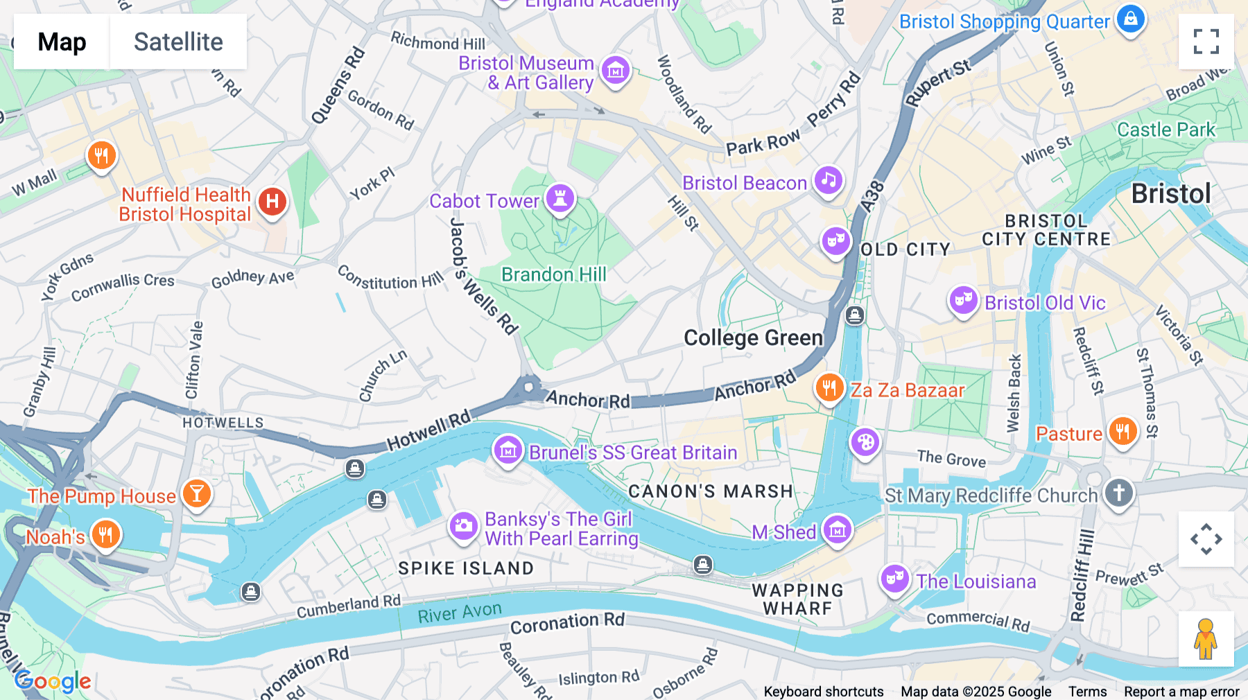 Click for interative map of St. George’s court, St. George’s road, Bristol, Bristol
