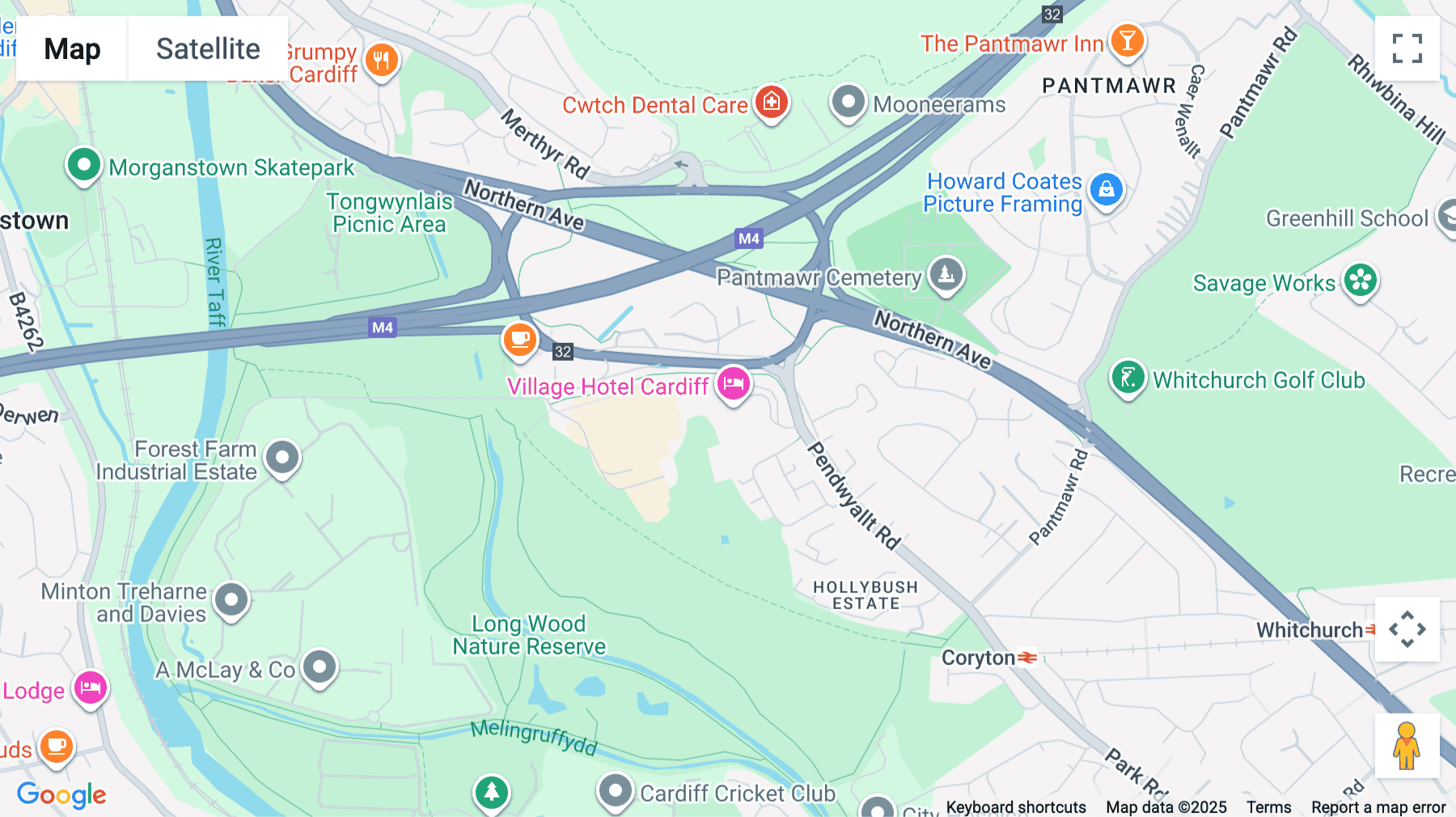 Click for interative map of 29 Pendwyallt Rd, Coryton, Cardiff, Cardiff