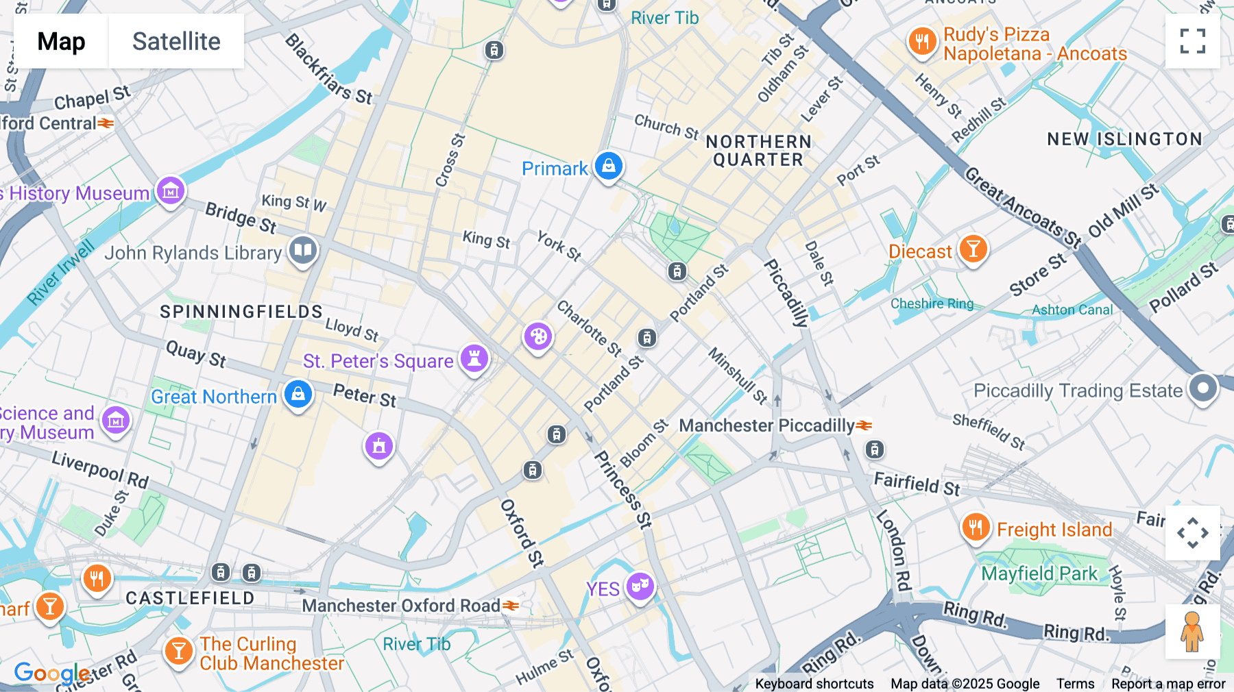 Click for interative map of NEO, Charlotte Street, Manchester, Manchester