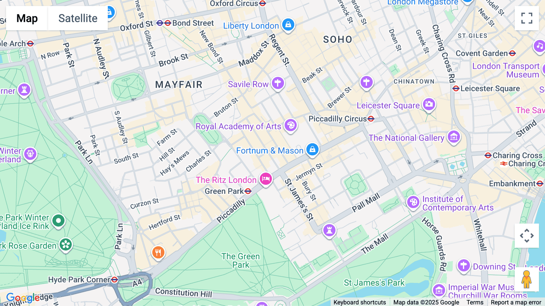 Click for interative map of 7 Albemarle Street, London, London