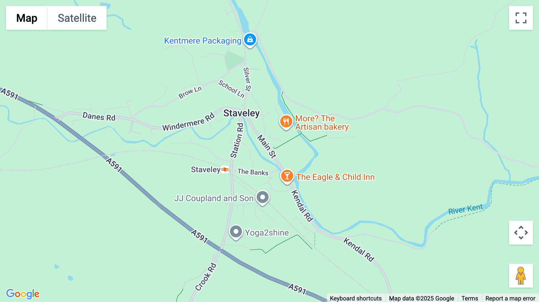 Click for interative map of 63 Main Street, Staveley, Cumbria, Staveley (Cumbria)