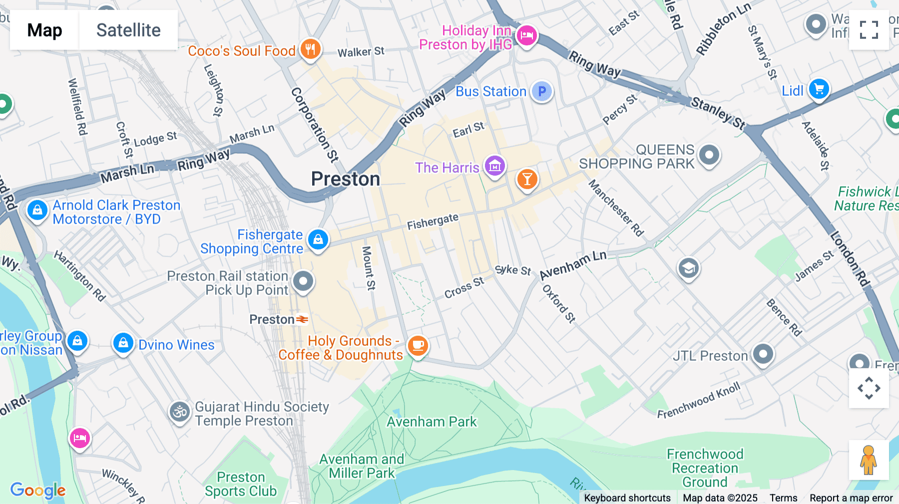 Click for interative map of The Chambers, Guildhall Street, Preston, PR1 3NU, Preston (Lancashire)